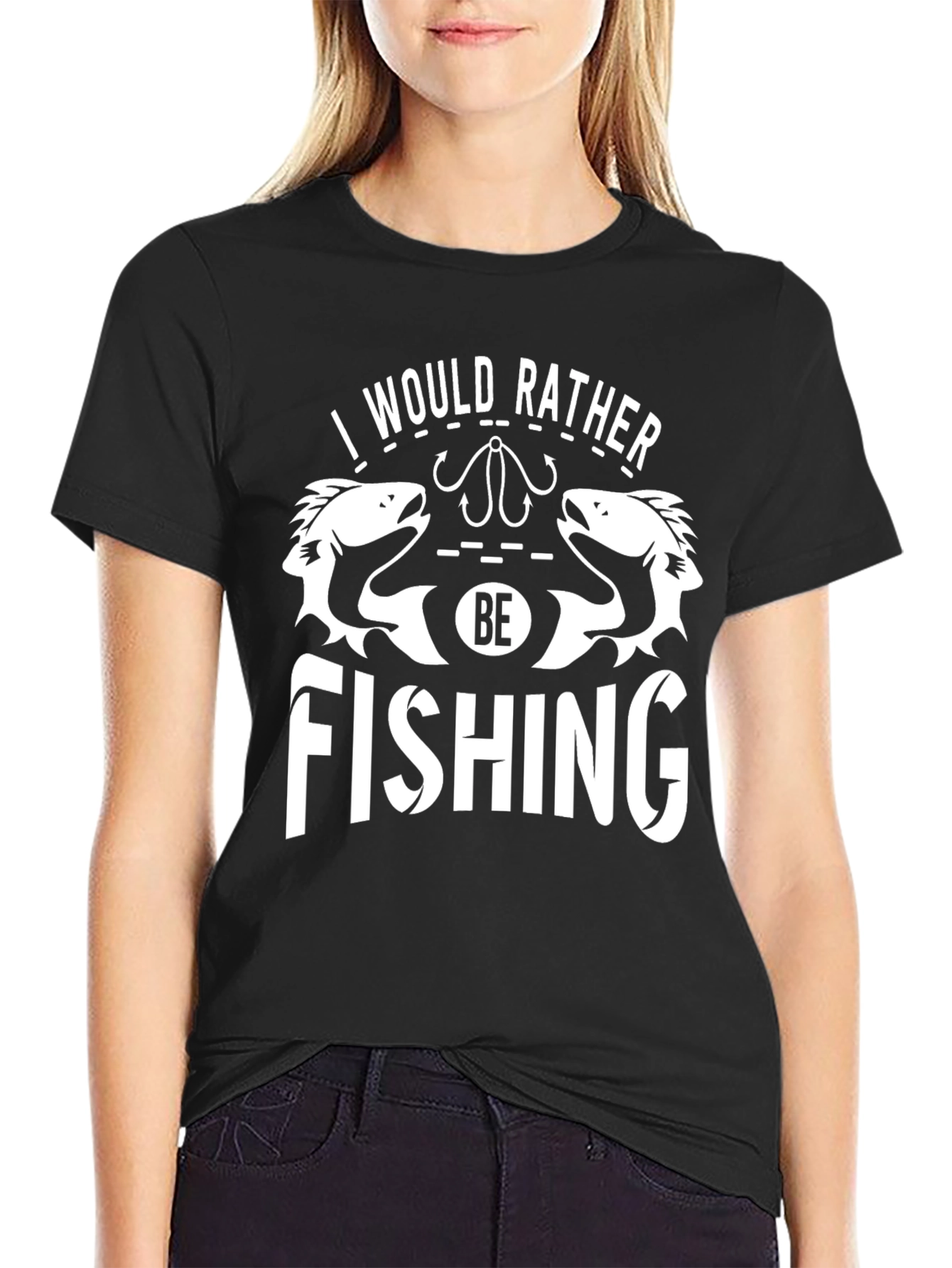 Fishing T-Shirt - I Would Rather Be Fishing