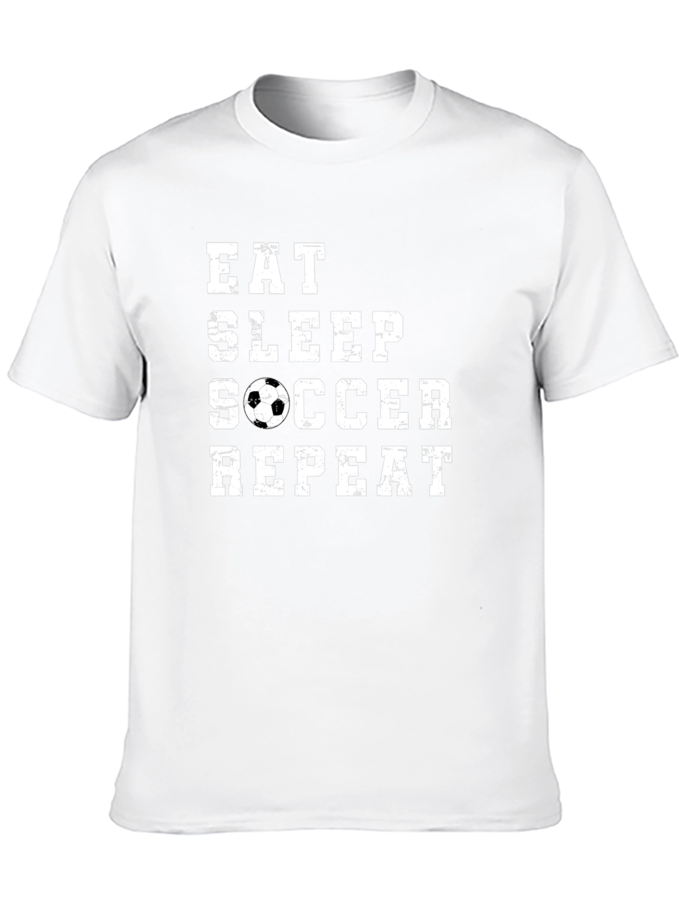 Eat Sleep Soccer Repeat Graphic Tee
