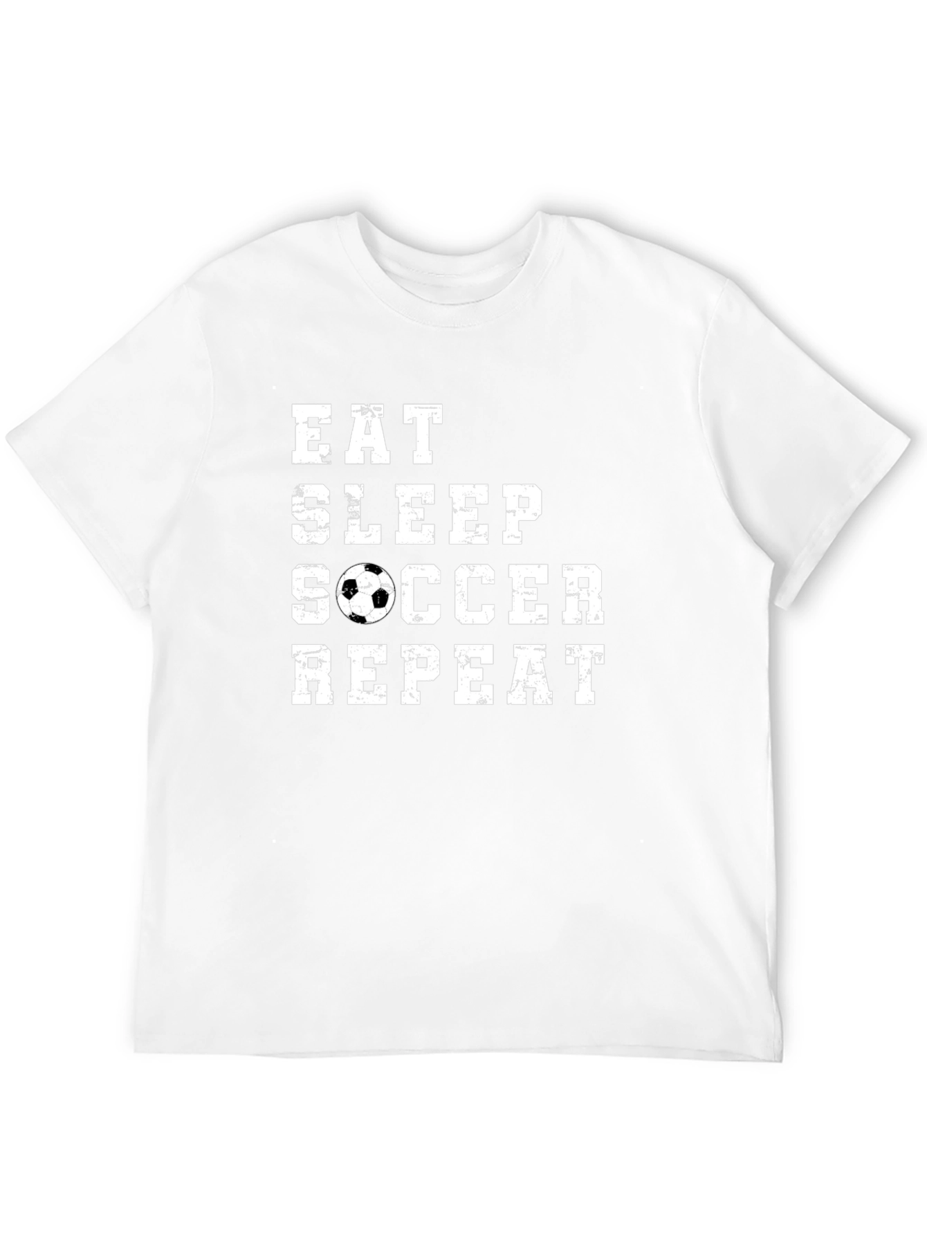 Eat Sleep Soccer Repeat Graphic Tee