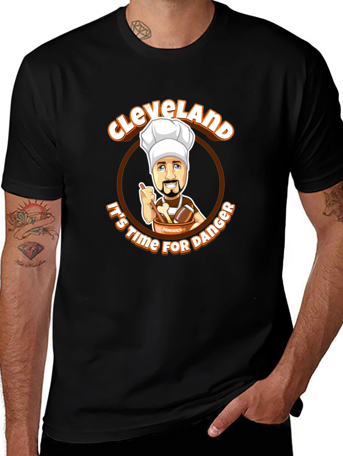 Cleveland Football Time for Danger T-Shirt