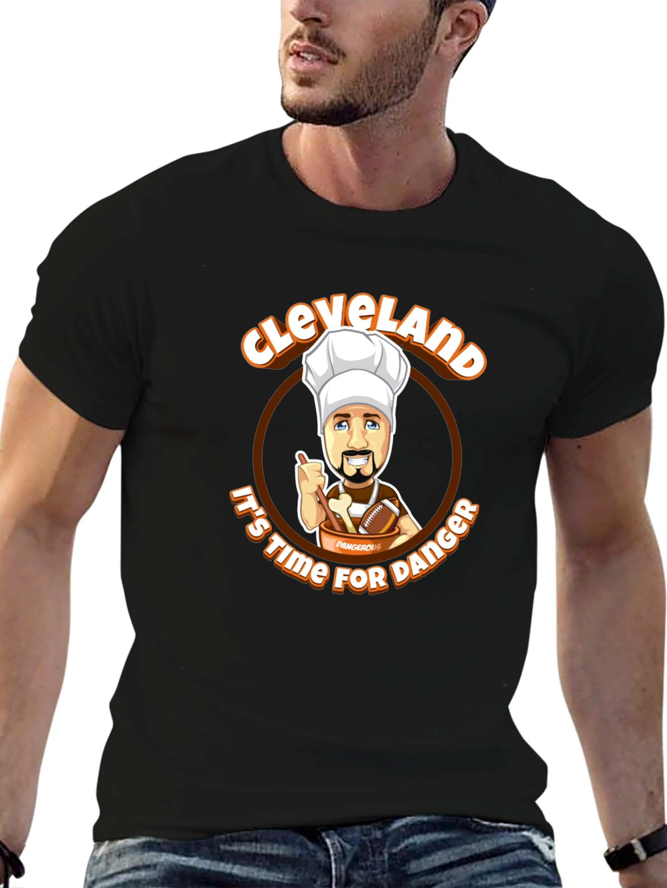 Cleveland Football Time for Danger T-Shirt