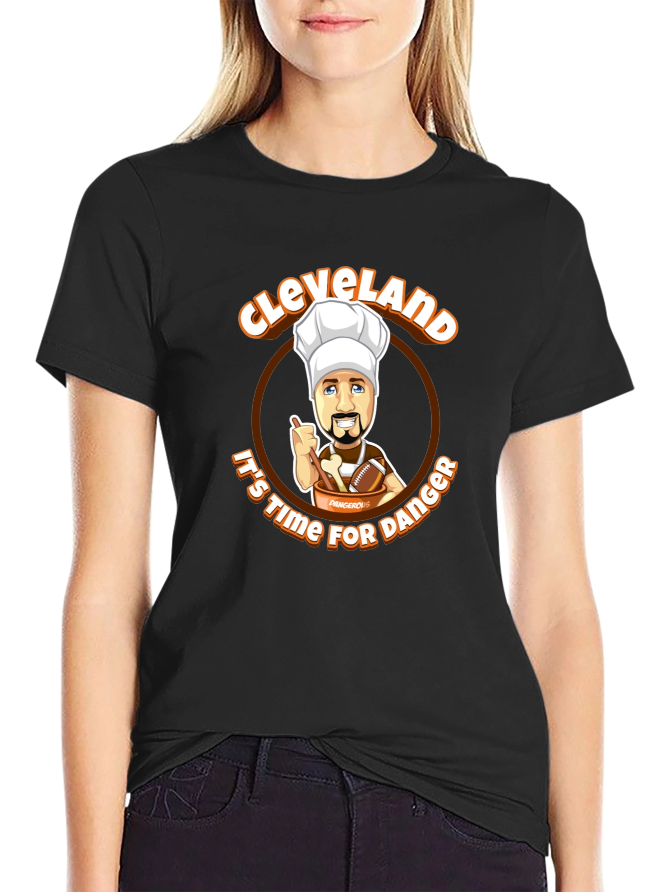 Cleveland Football Time for Danger T-Shirt