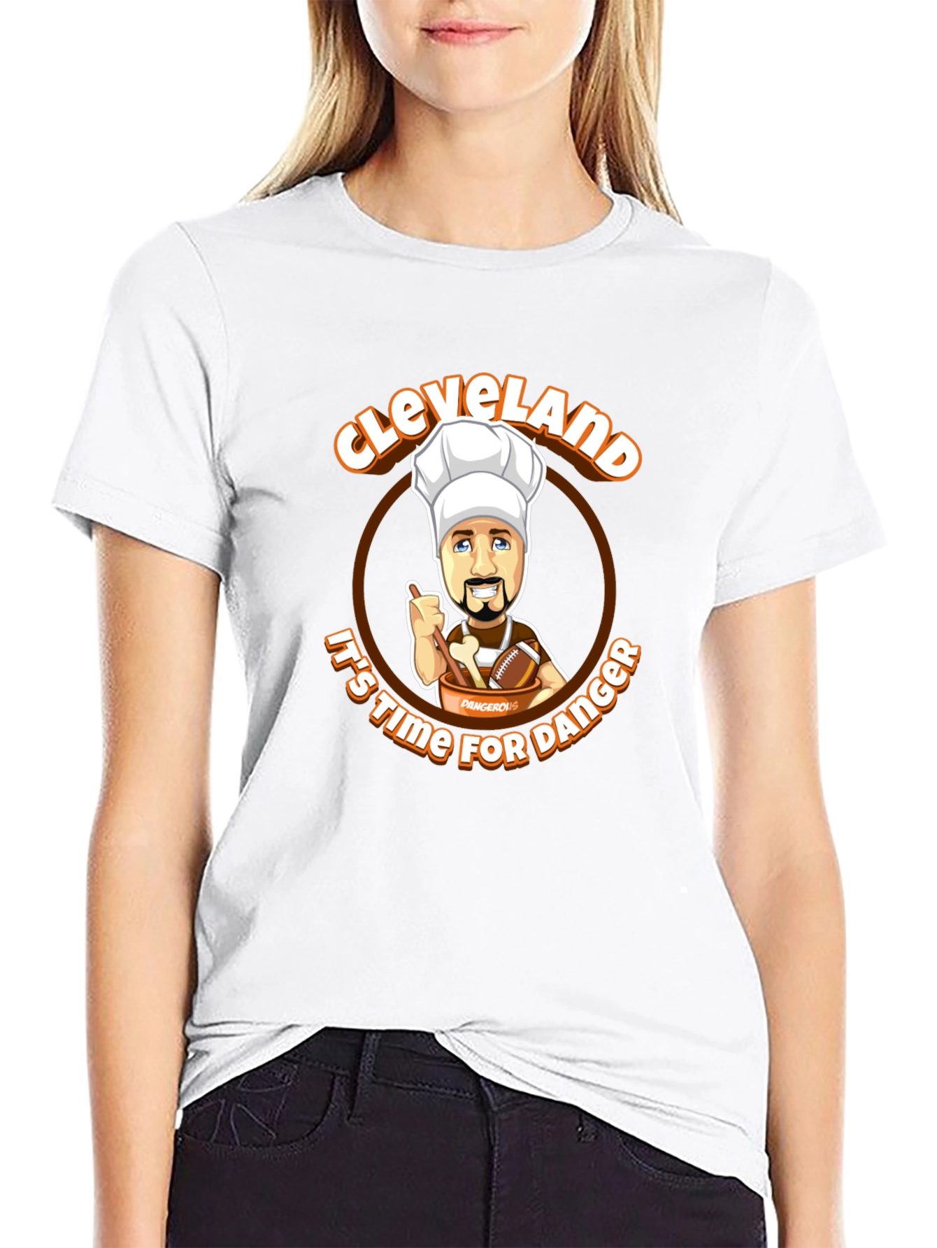 Cleveland Football Time for Danger T-Shirt