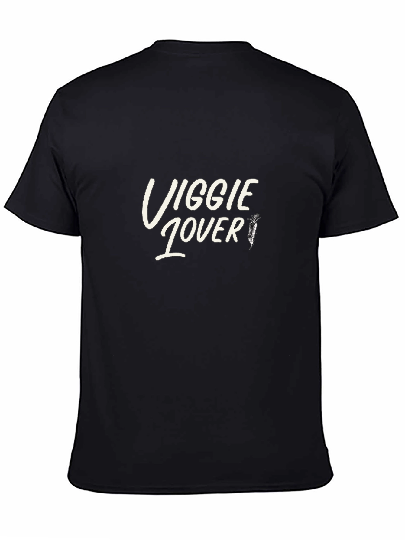 Veggie Lover Graphic Tee - Unisex Black T-Shirt
