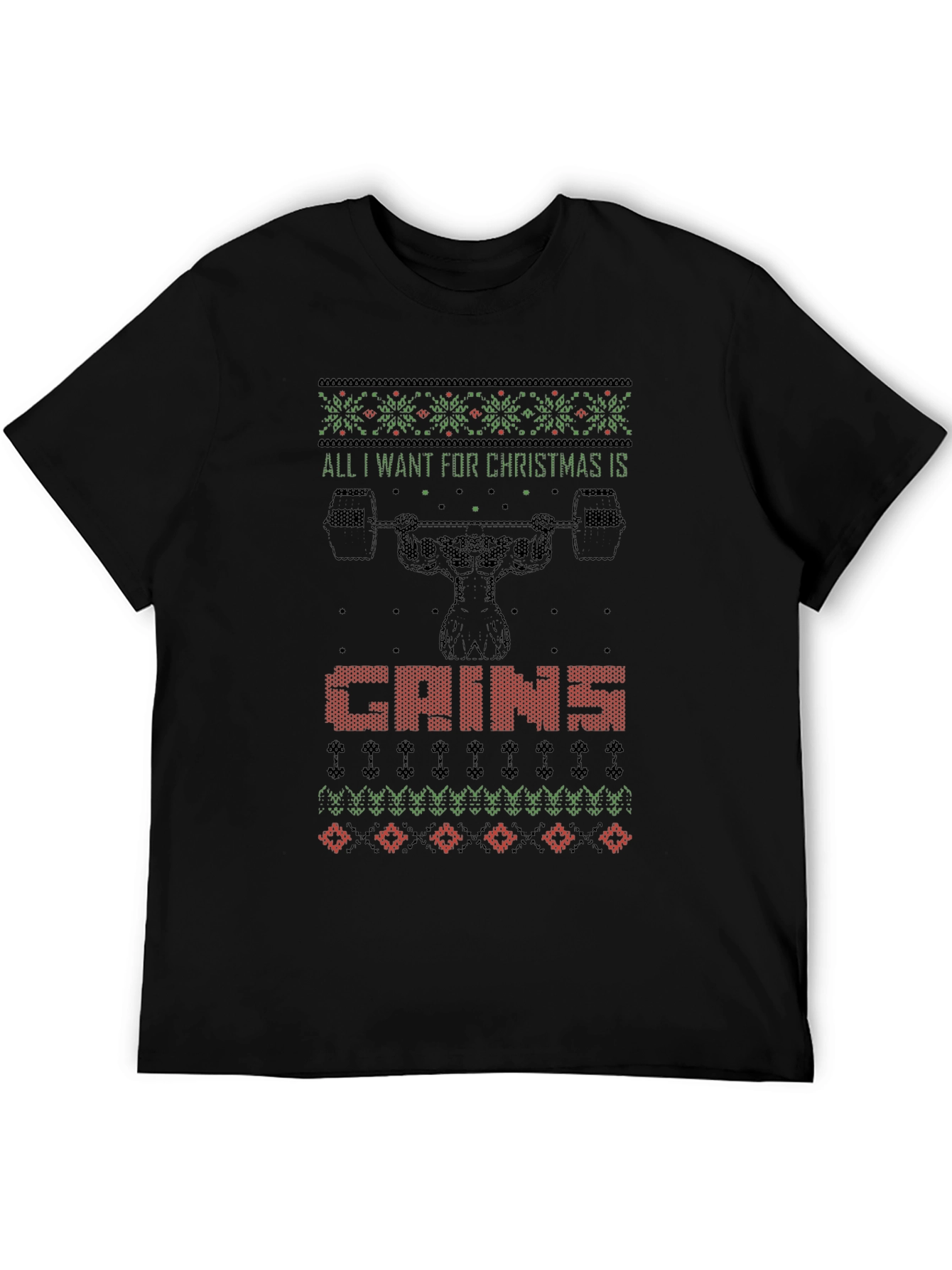 All I Want For Christmas Is Gains T-Shirt