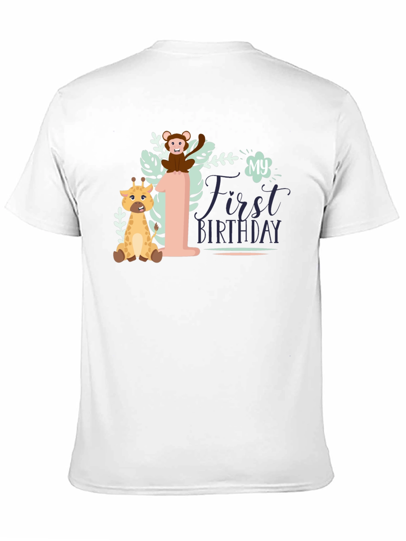 My First Birthday Safari T-Shirt