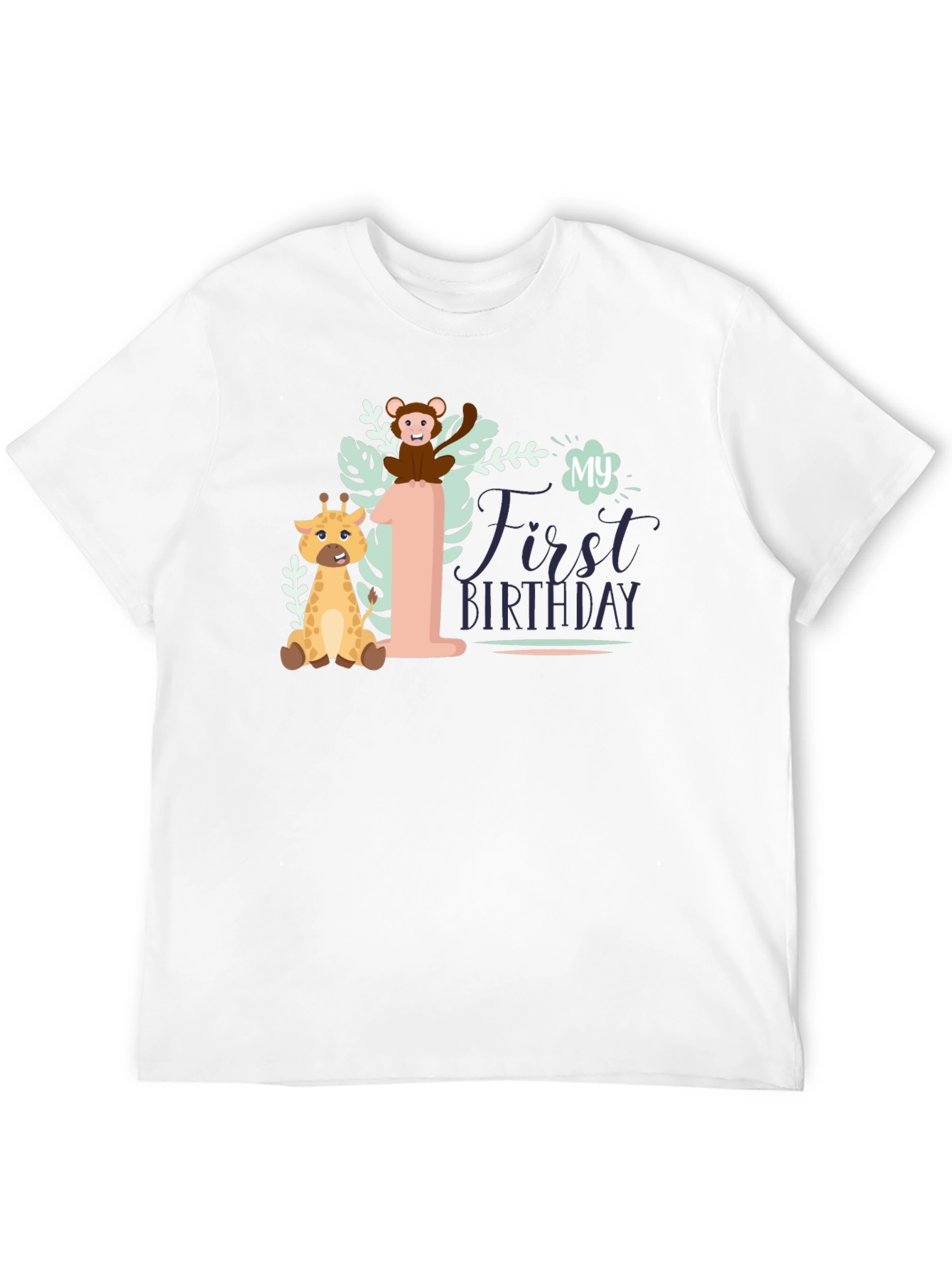 My First Birthday Safari T-Shirt
