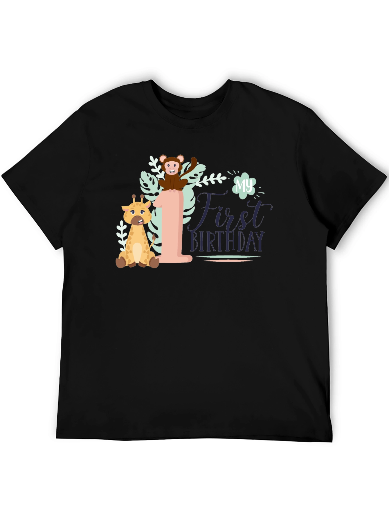My First Birthday Safari T-Shirt