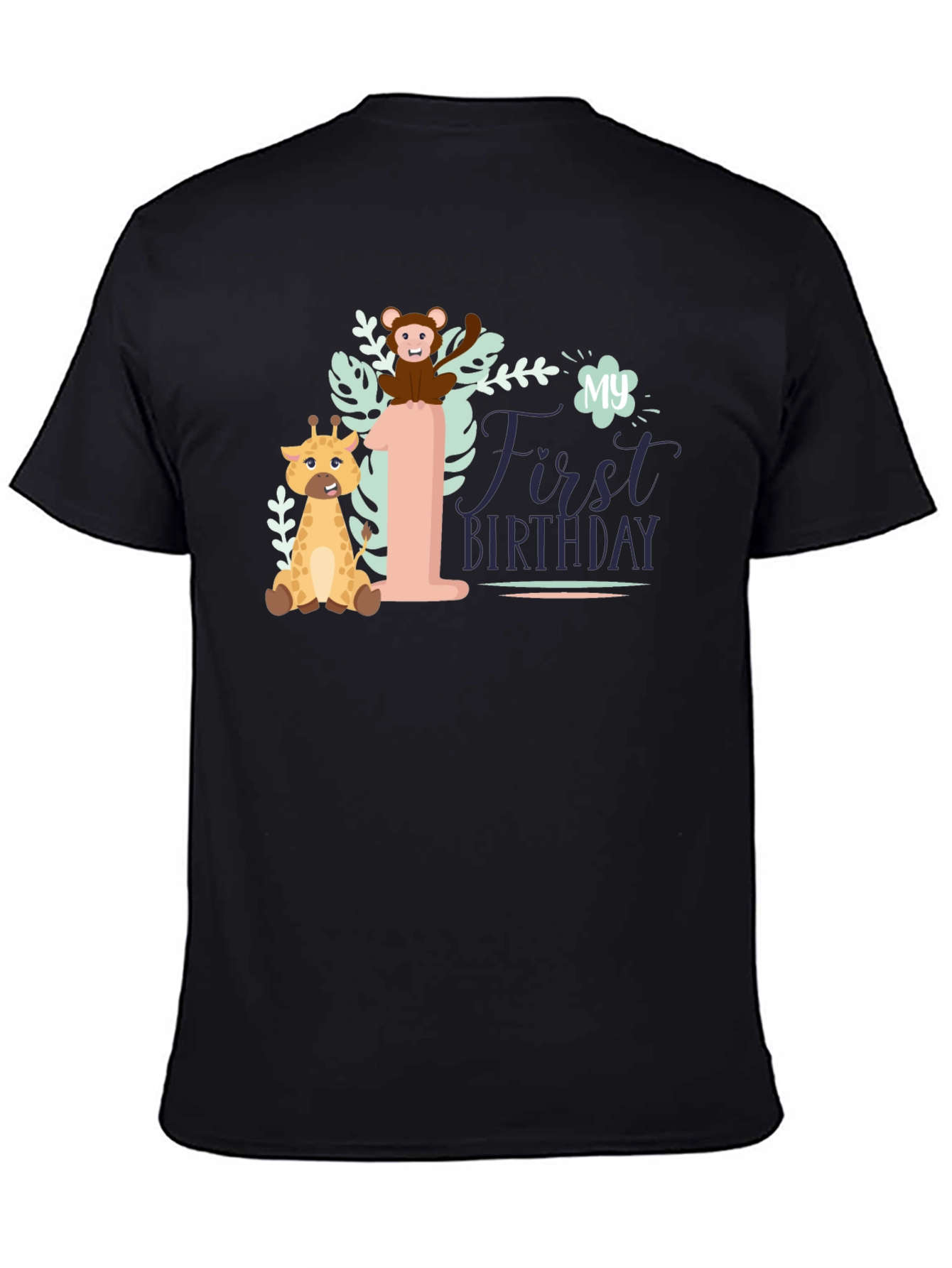 My First Birthday Safari T-Shirt