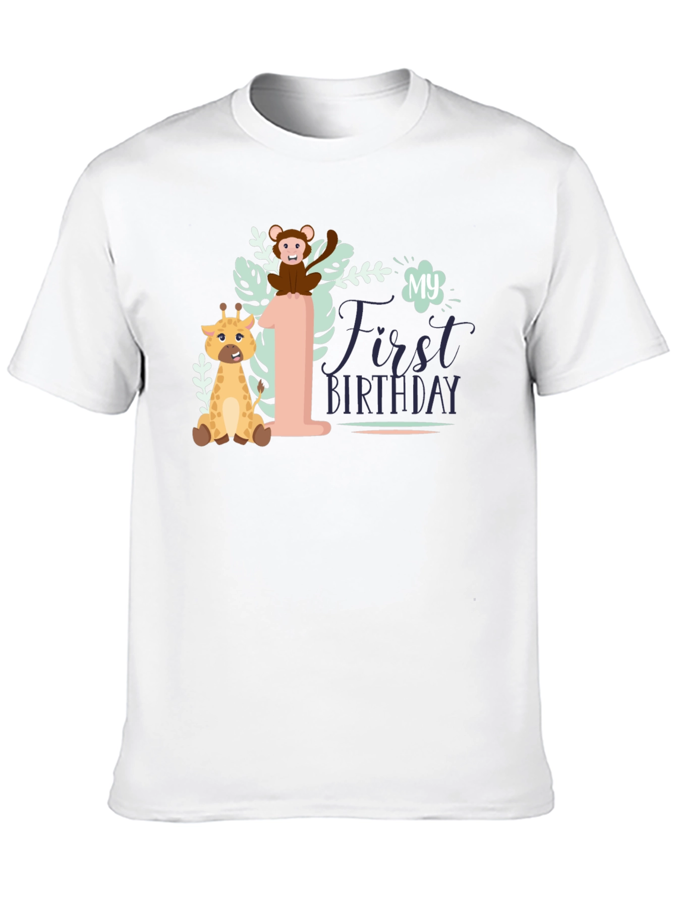 My First Birthday Safari T-Shirt