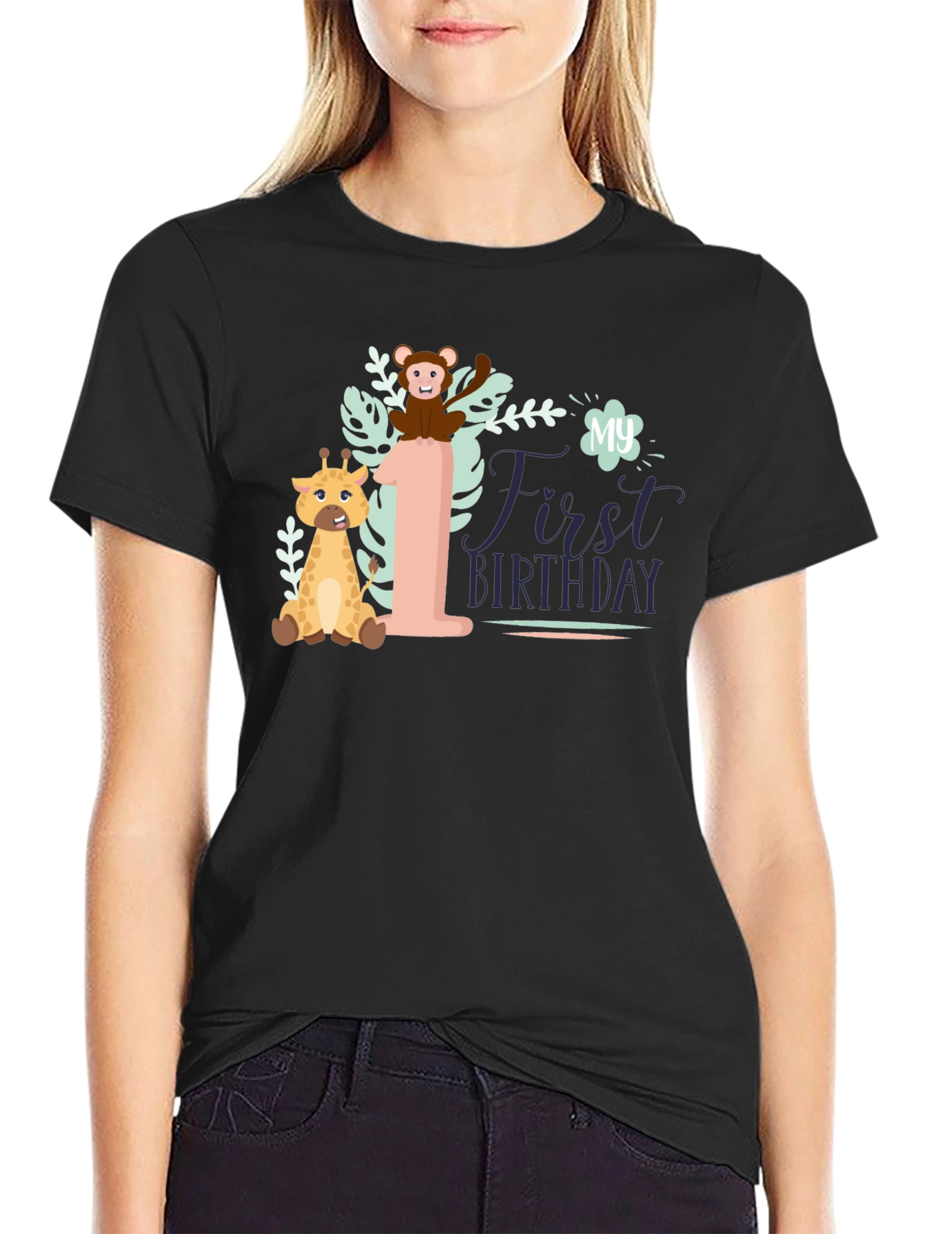My First Birthday Safari T-Shirt