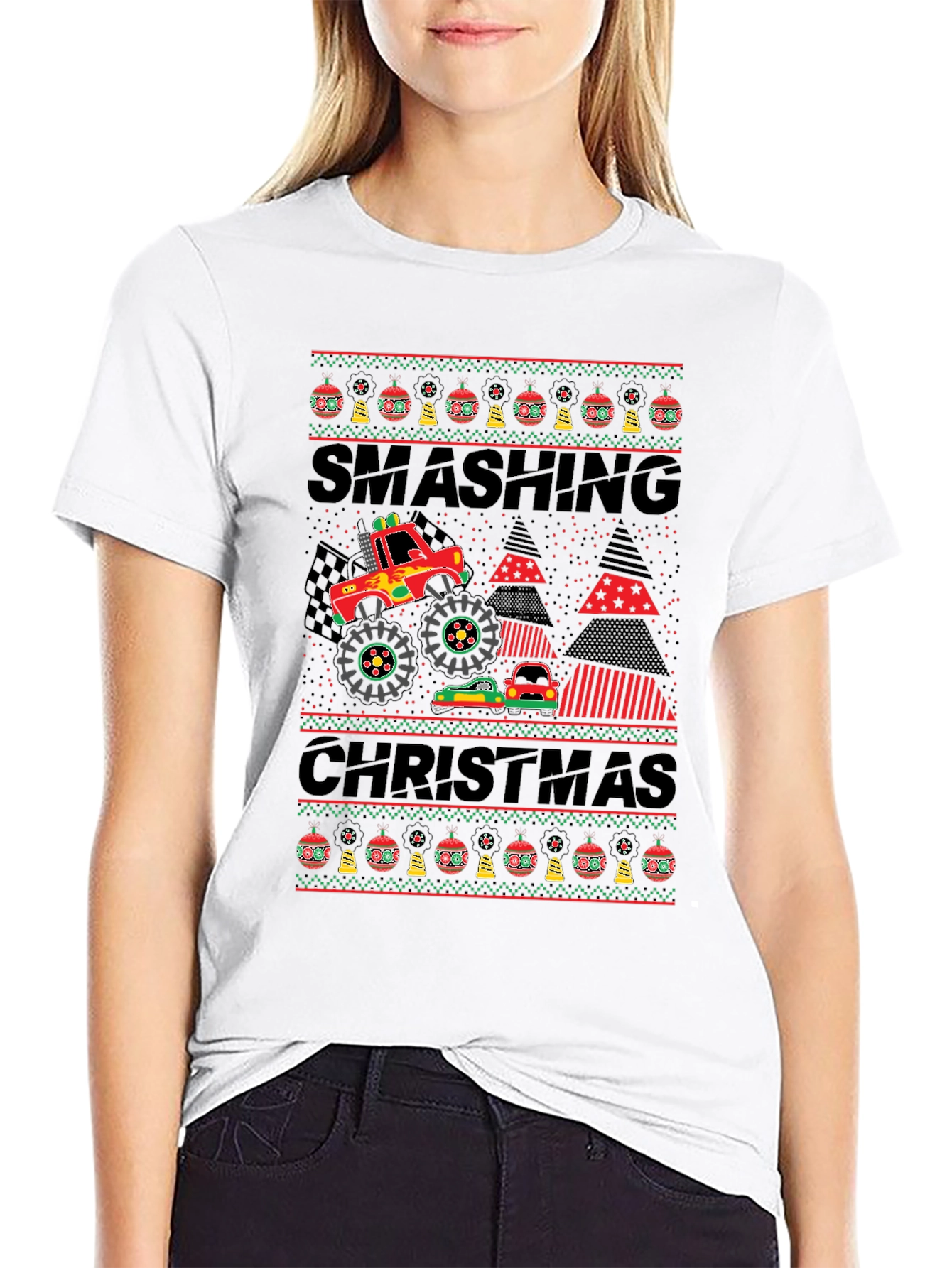 Smashing Christmas Graphic Tee