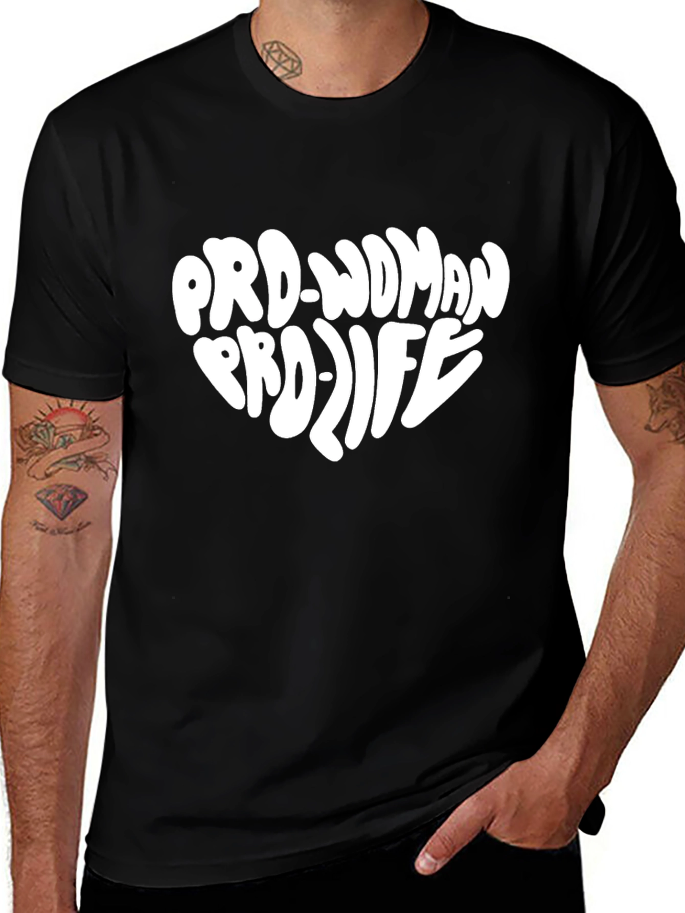 Pro-Woman Pro-Life Graphic T-Shirt