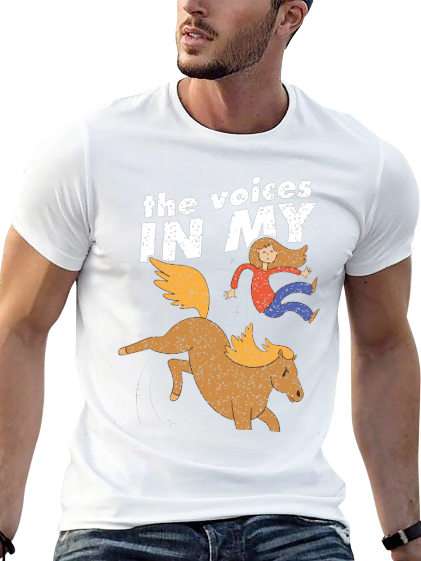 The Voices In My Head Funny Graphic T-Shirt