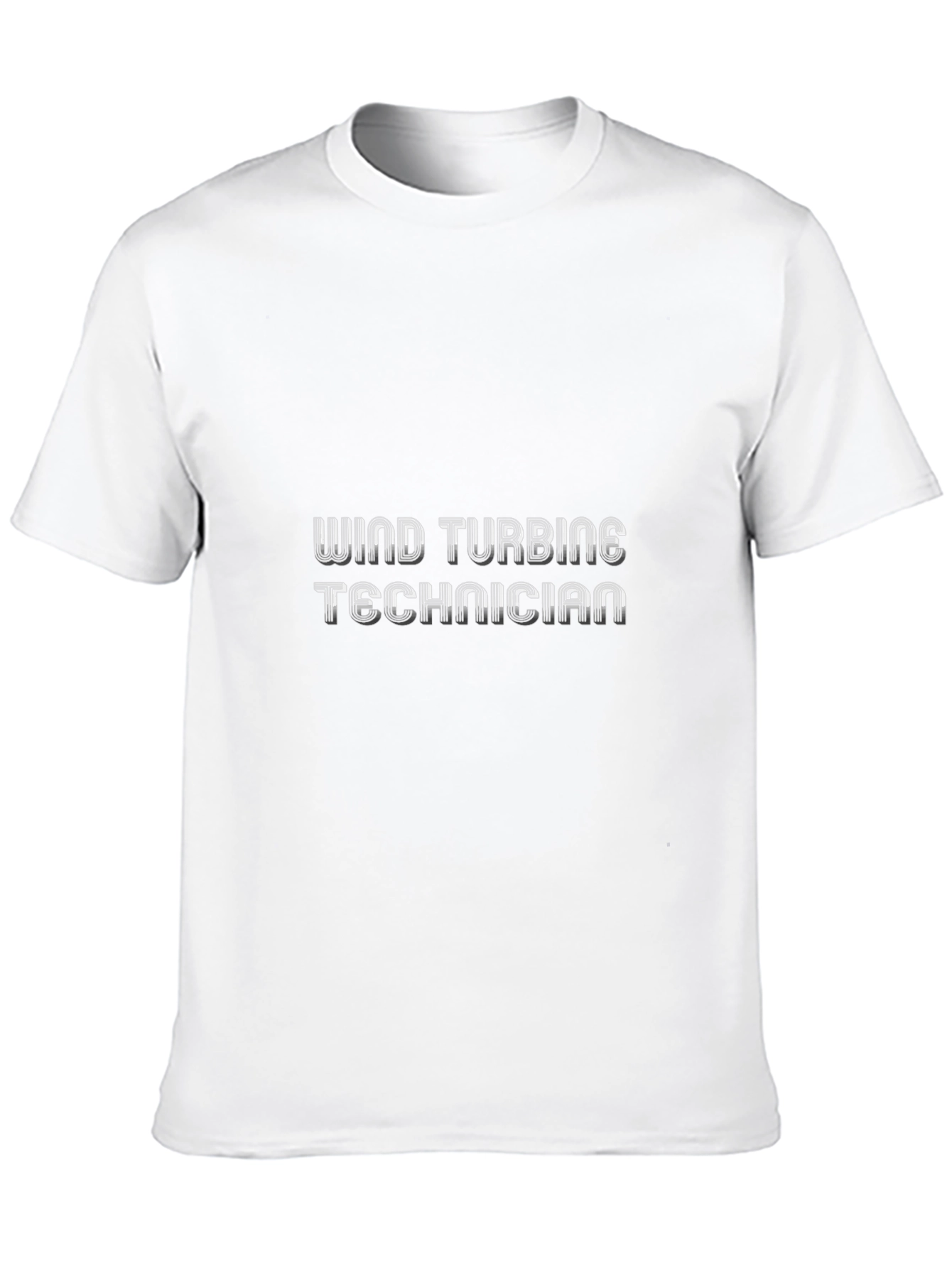 Wind Turbine Technician Black T-Shirt