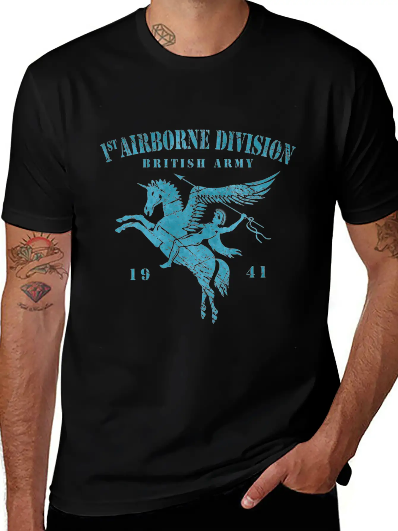 1st British Air Borne Division Timeless Short Sleeve Tee – Comfy And Minimalist Design