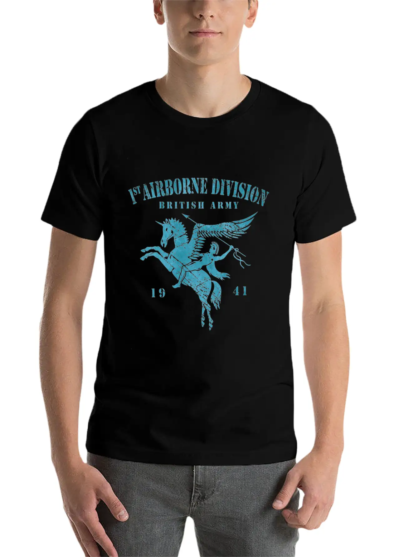 1st British Air Borne Division Timeless Short Sleeve Tee – Comfy And Minimalist Design