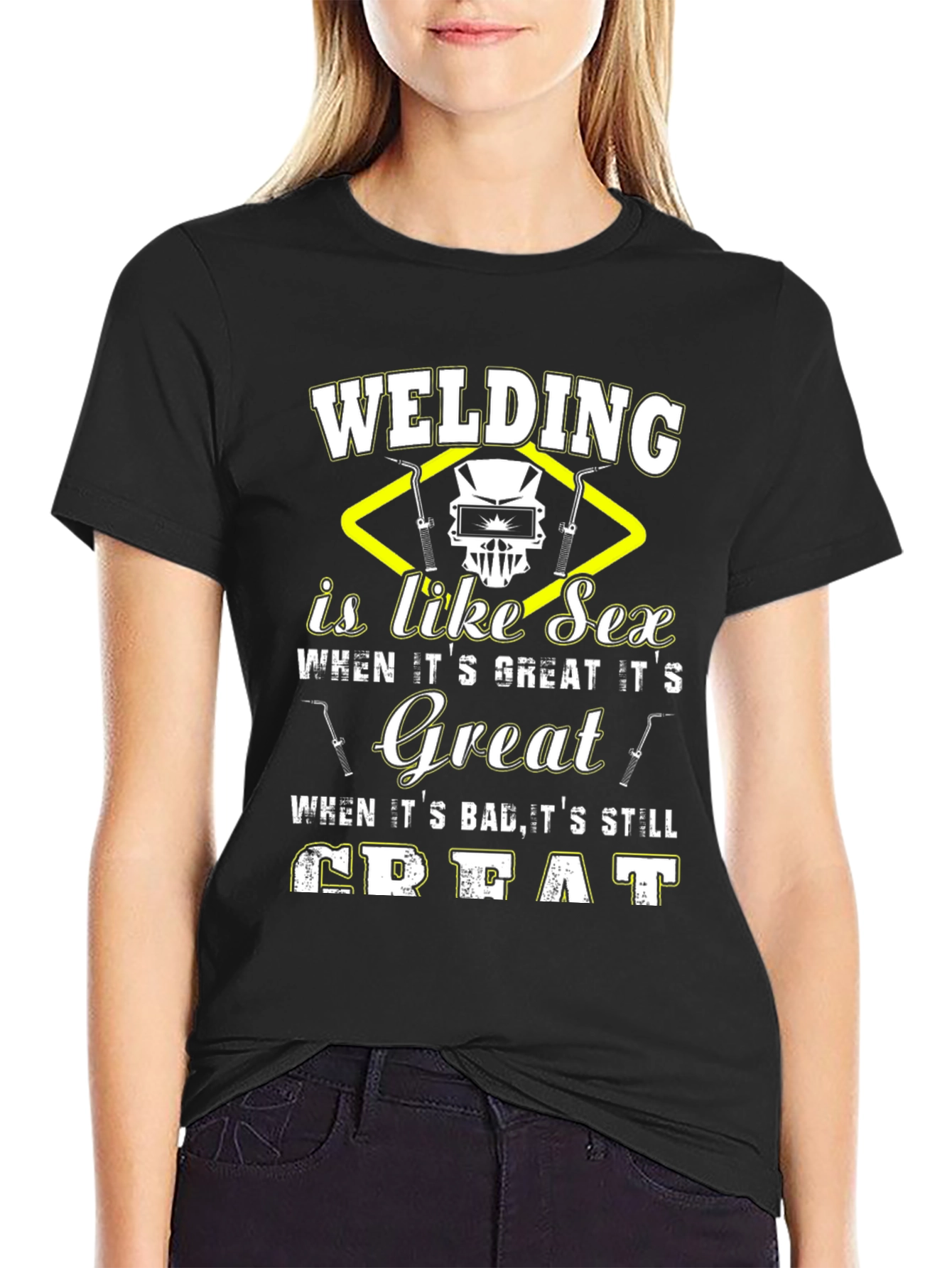 Welding is Like Sex Graphic T-Shirt