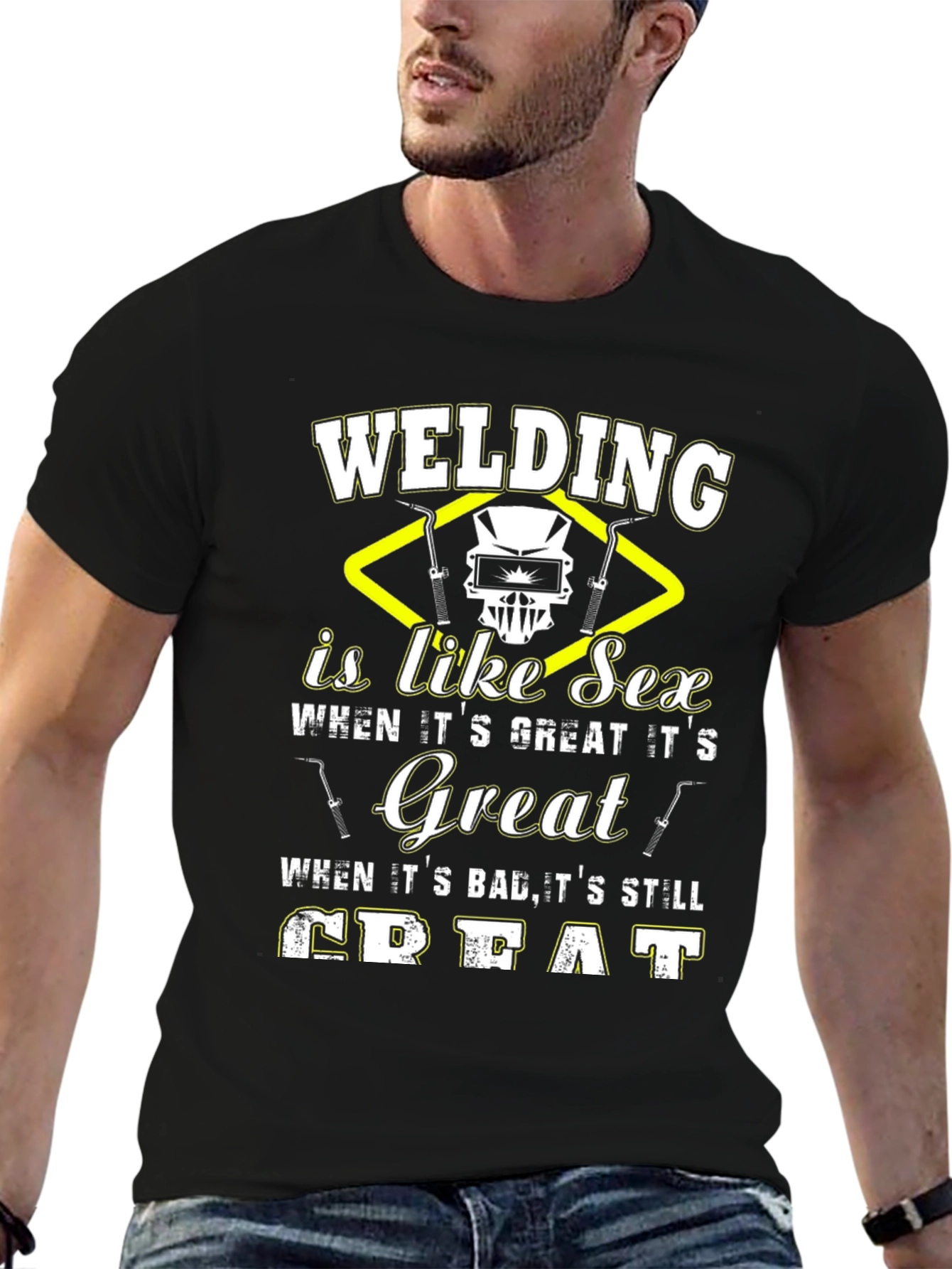 Welding is Like Sex Graphic T-Shirt