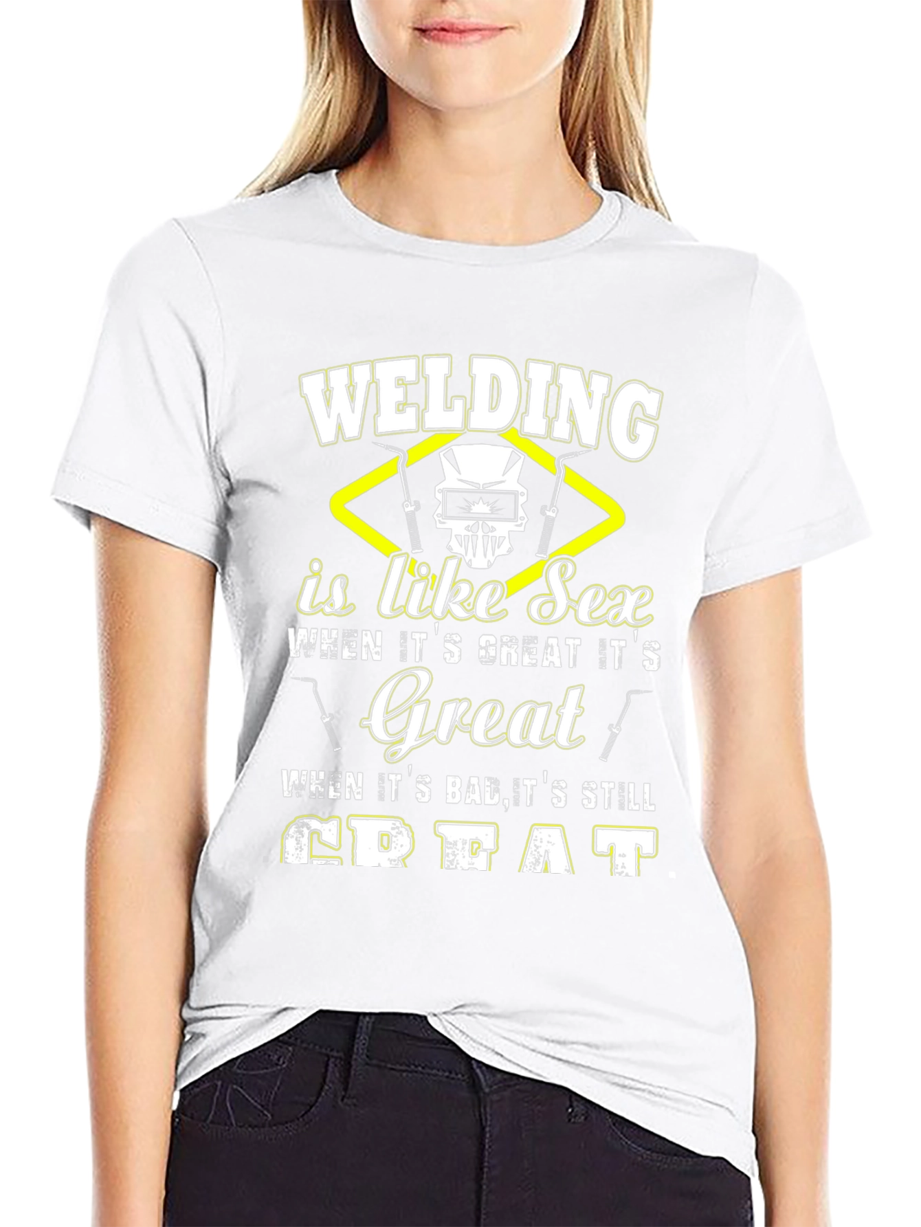 Welding is Like Sex Graphic T-Shirt