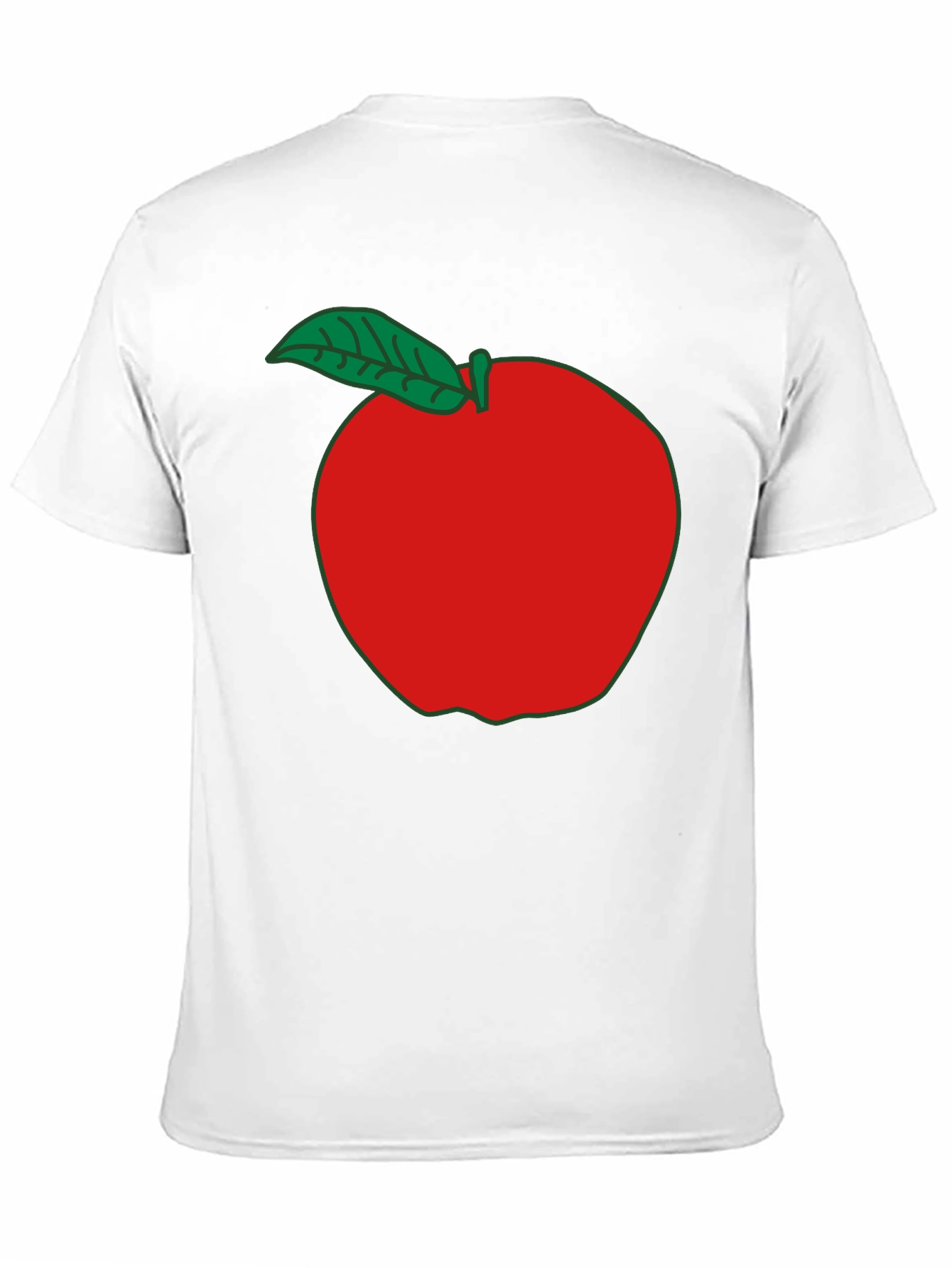 Apple Graphic T-Shirt - Casual Black Tee