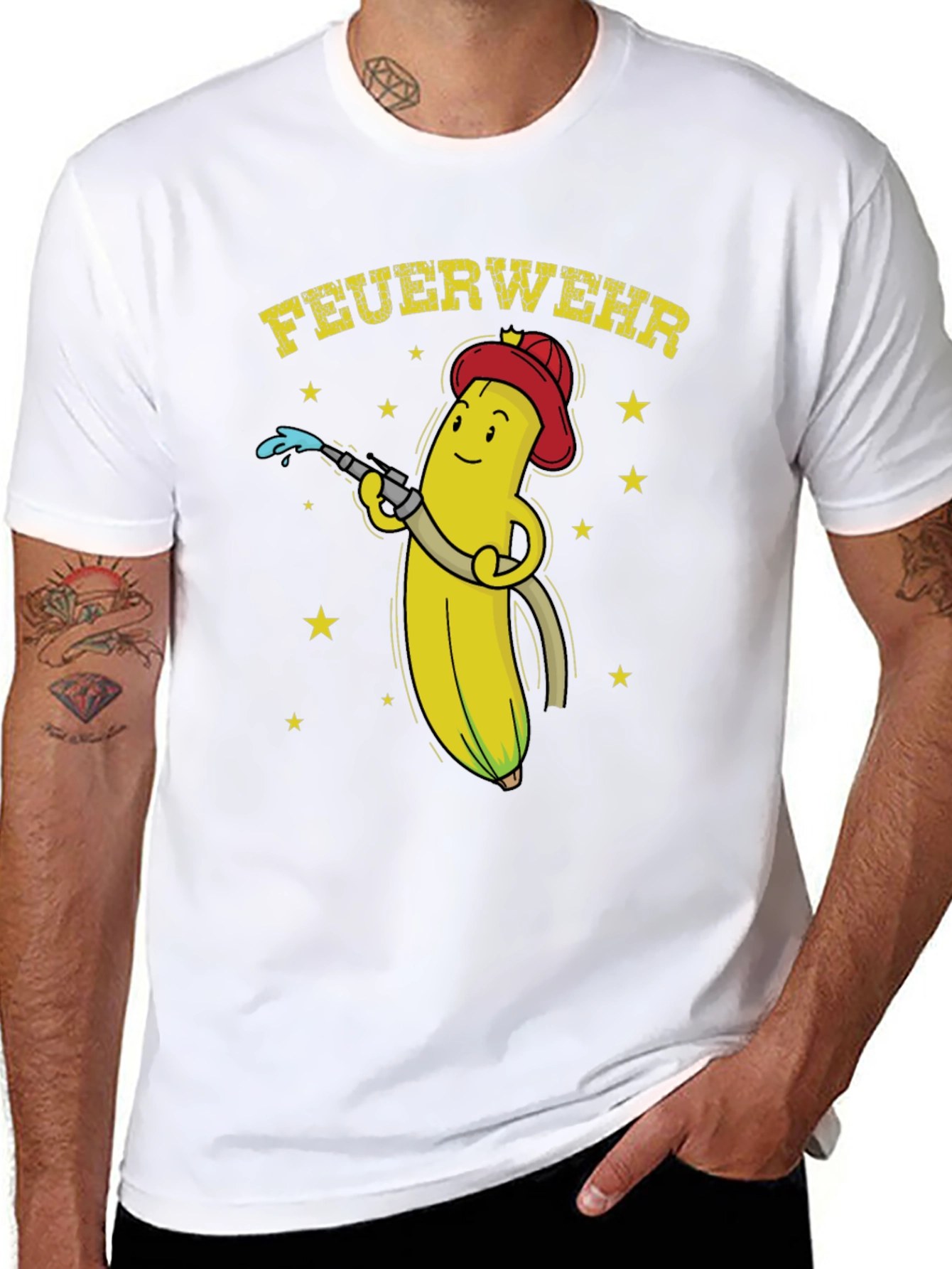 Feuerwehr Banana T-Shirt