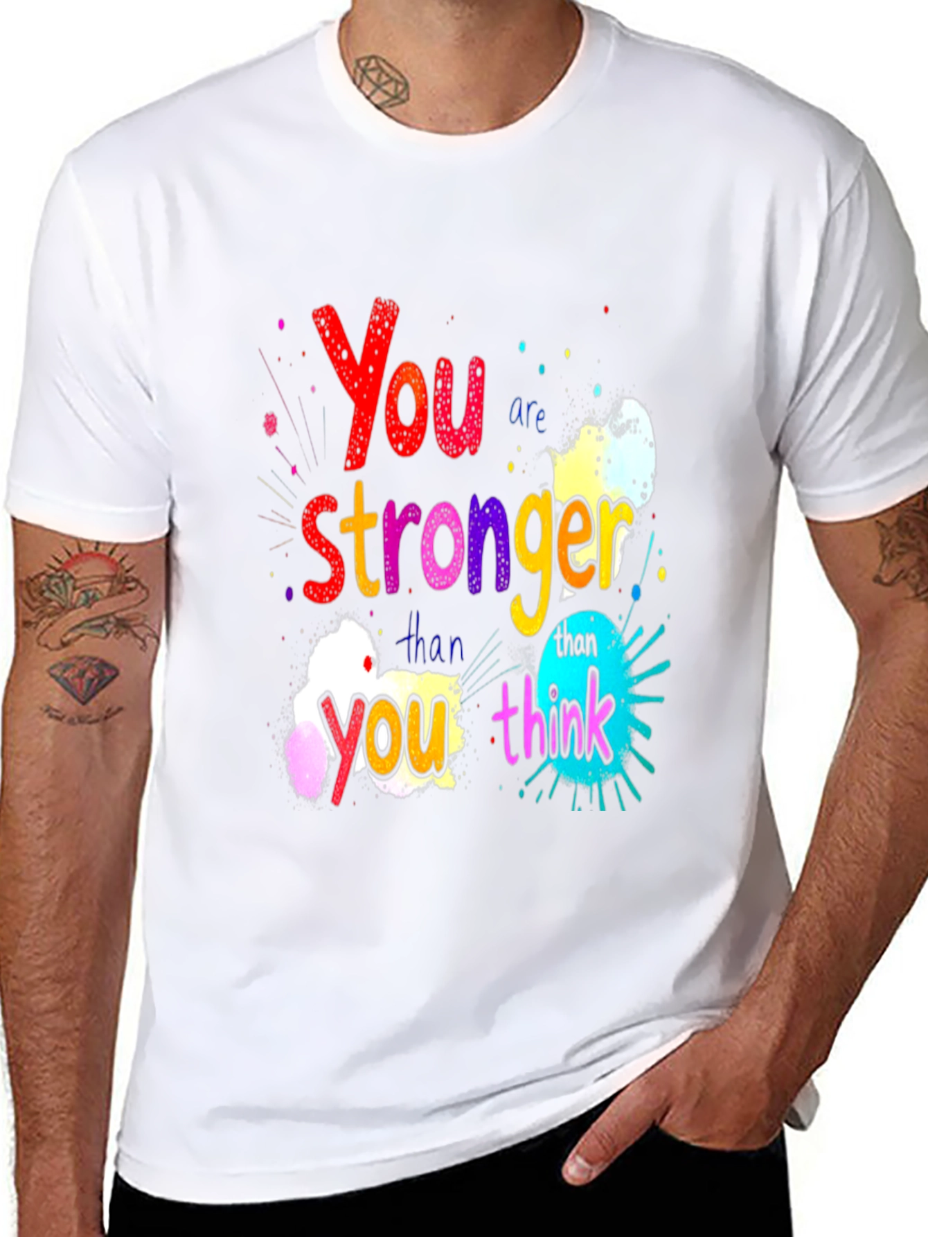 Inspirational You are Stronger Graphic Tee