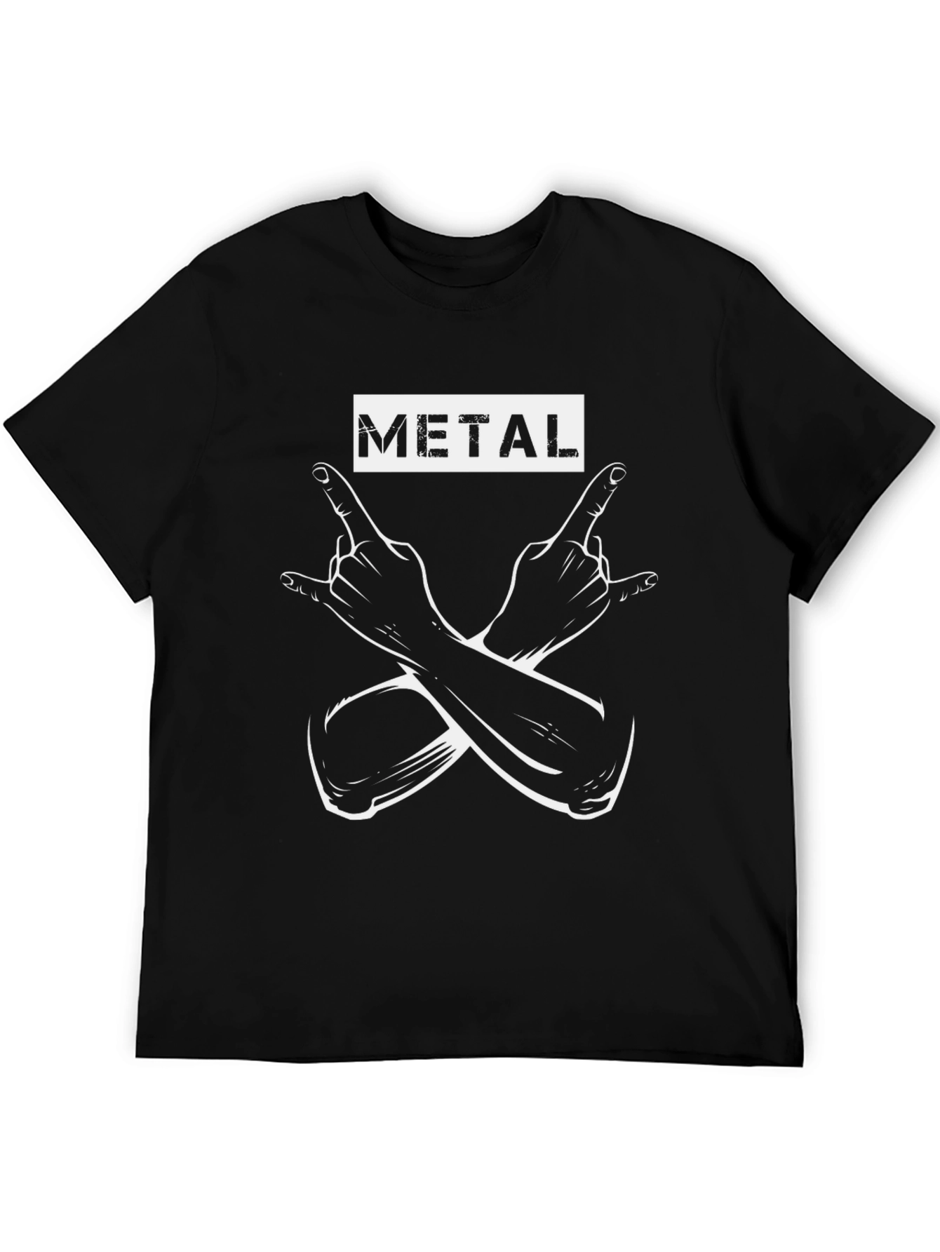 Metal Horns T-Shirt - Rock On!