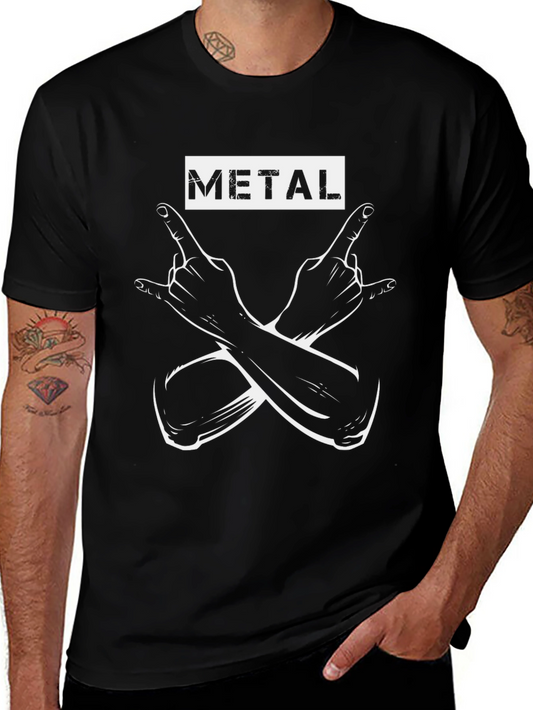 Metal Horns T-Shirt - Rock On!