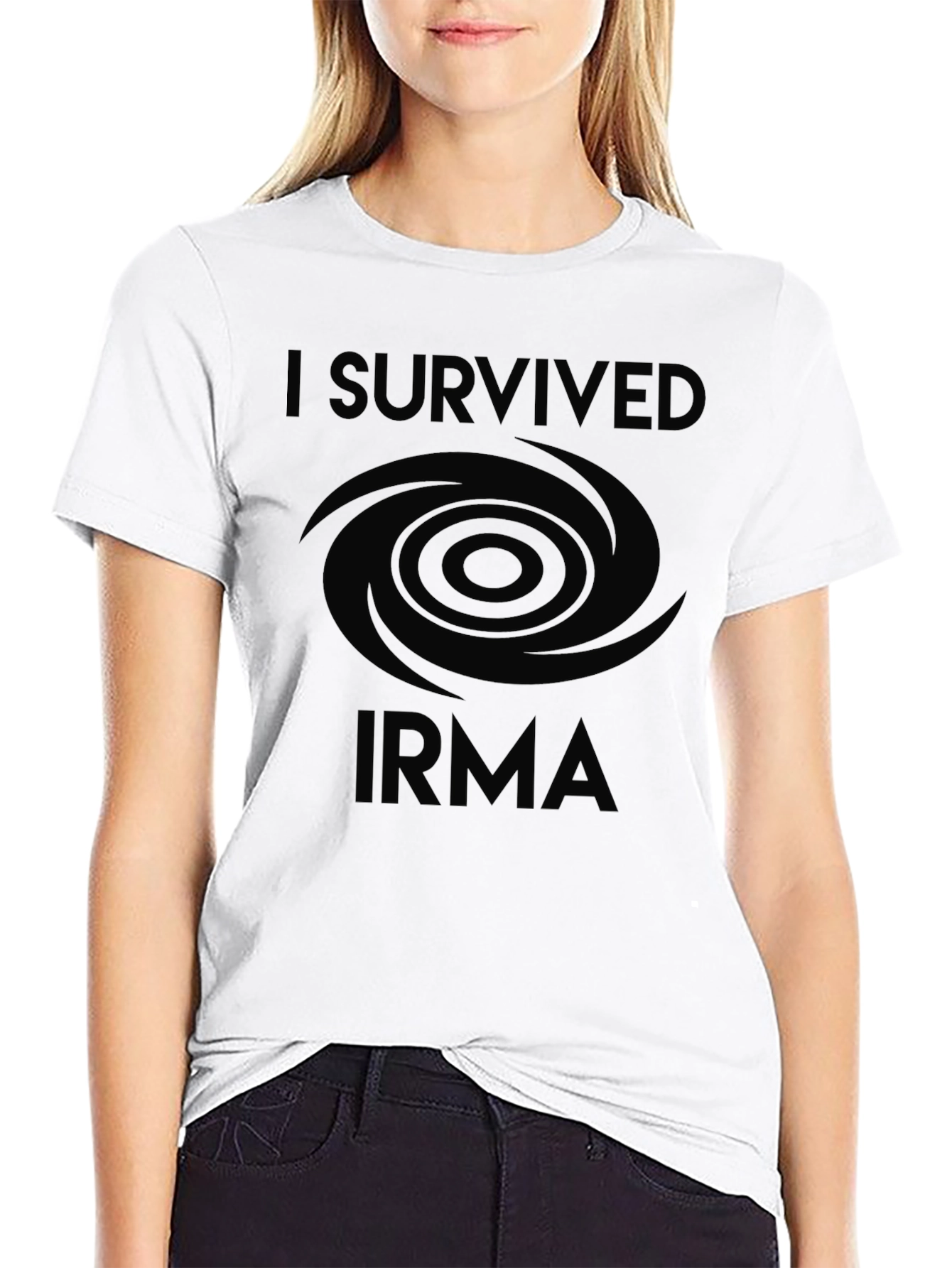 I Survived Irma Black T-Shirt