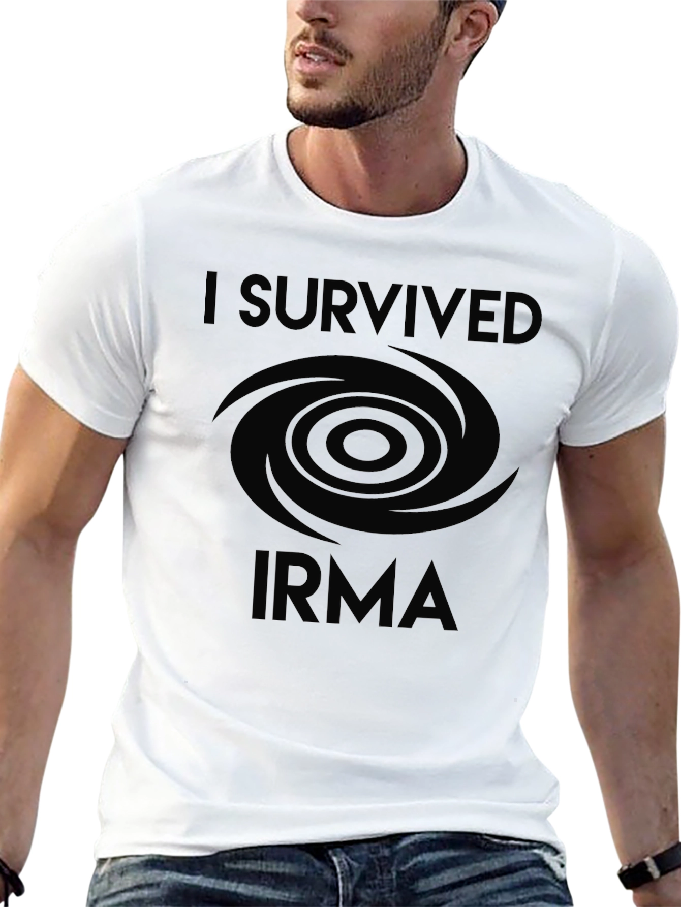 I Survived Irma Black T-Shirt