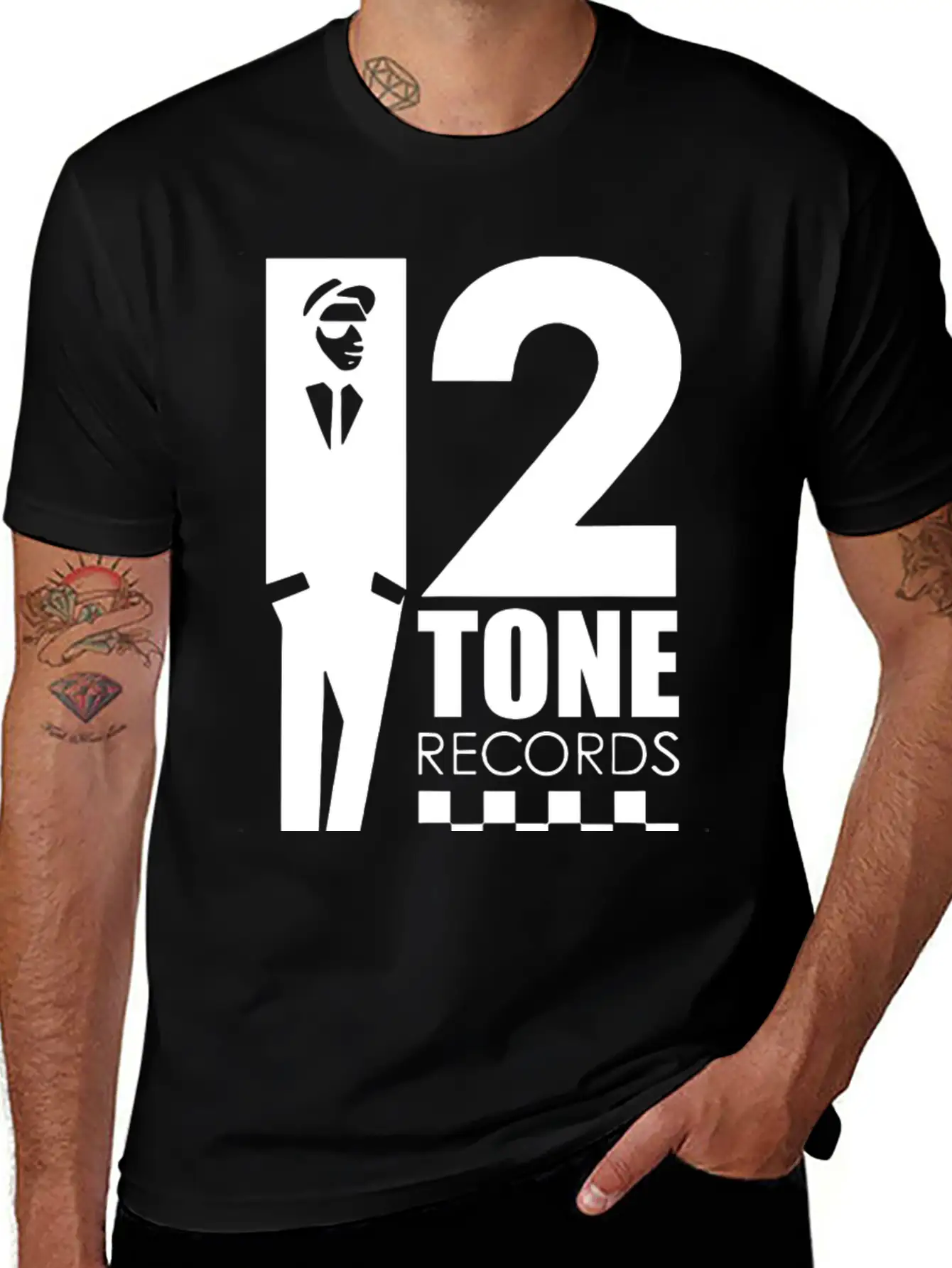 2 Tone Records Reggae Ska Trojan Stylish Everyday T-Shirt – Unisex Basic Cotton Tee
