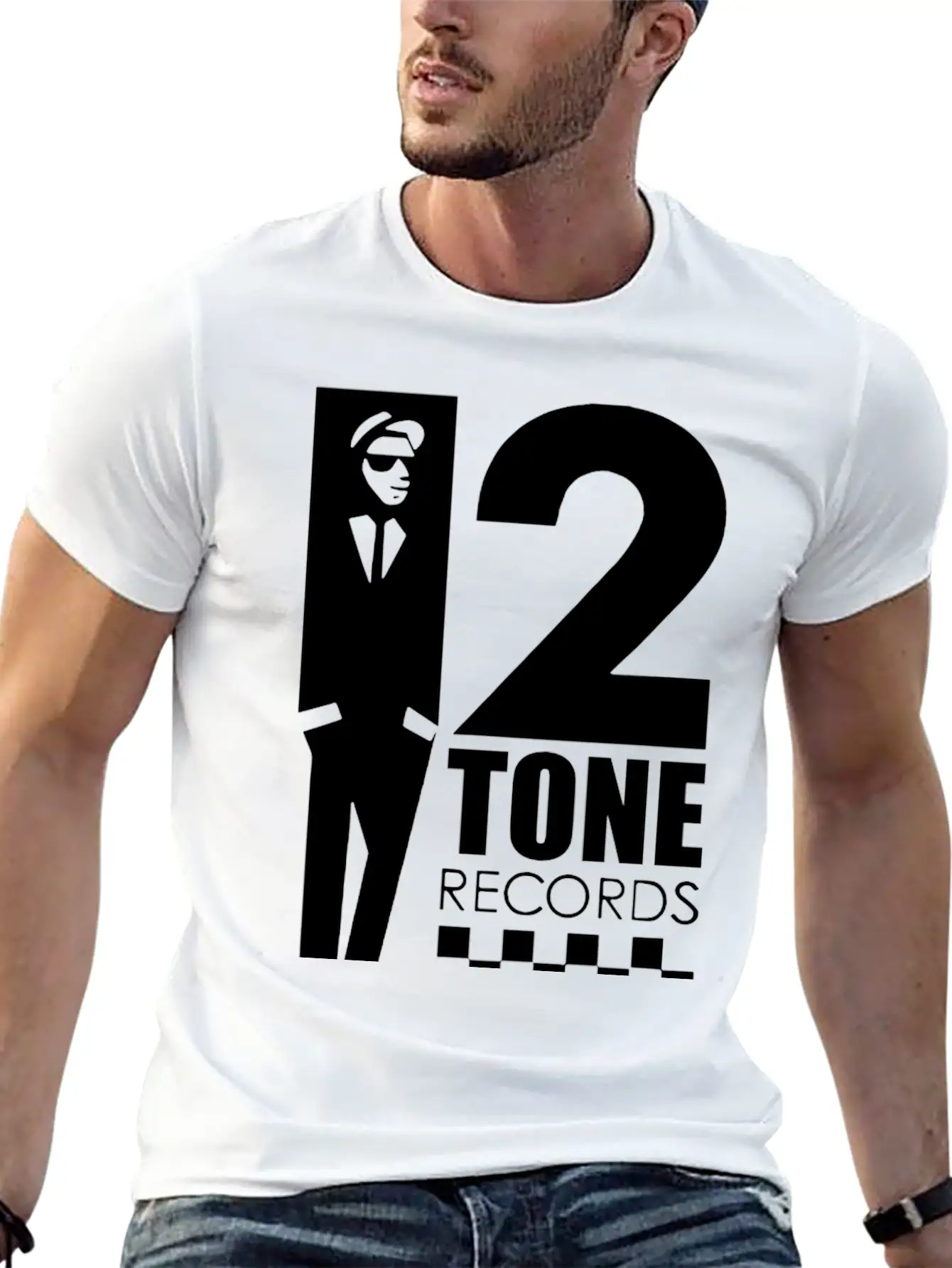 2 Tone Records Reggae Ska Trojan Stylish Everyday T-Shirt – Unisex Basic Cotton Tee