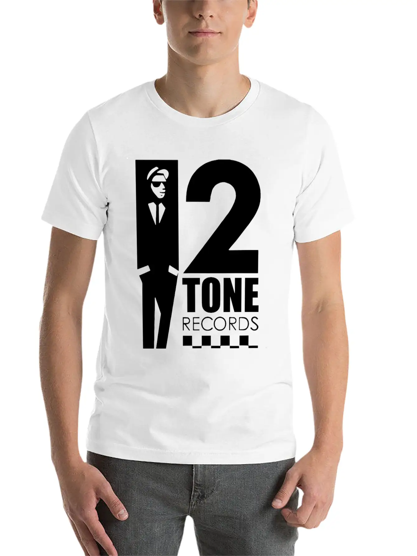 2 Tone Records Reggae Ska Trojan Stylish Everyday T-Shirt – Unisex Basic Cotton Tee