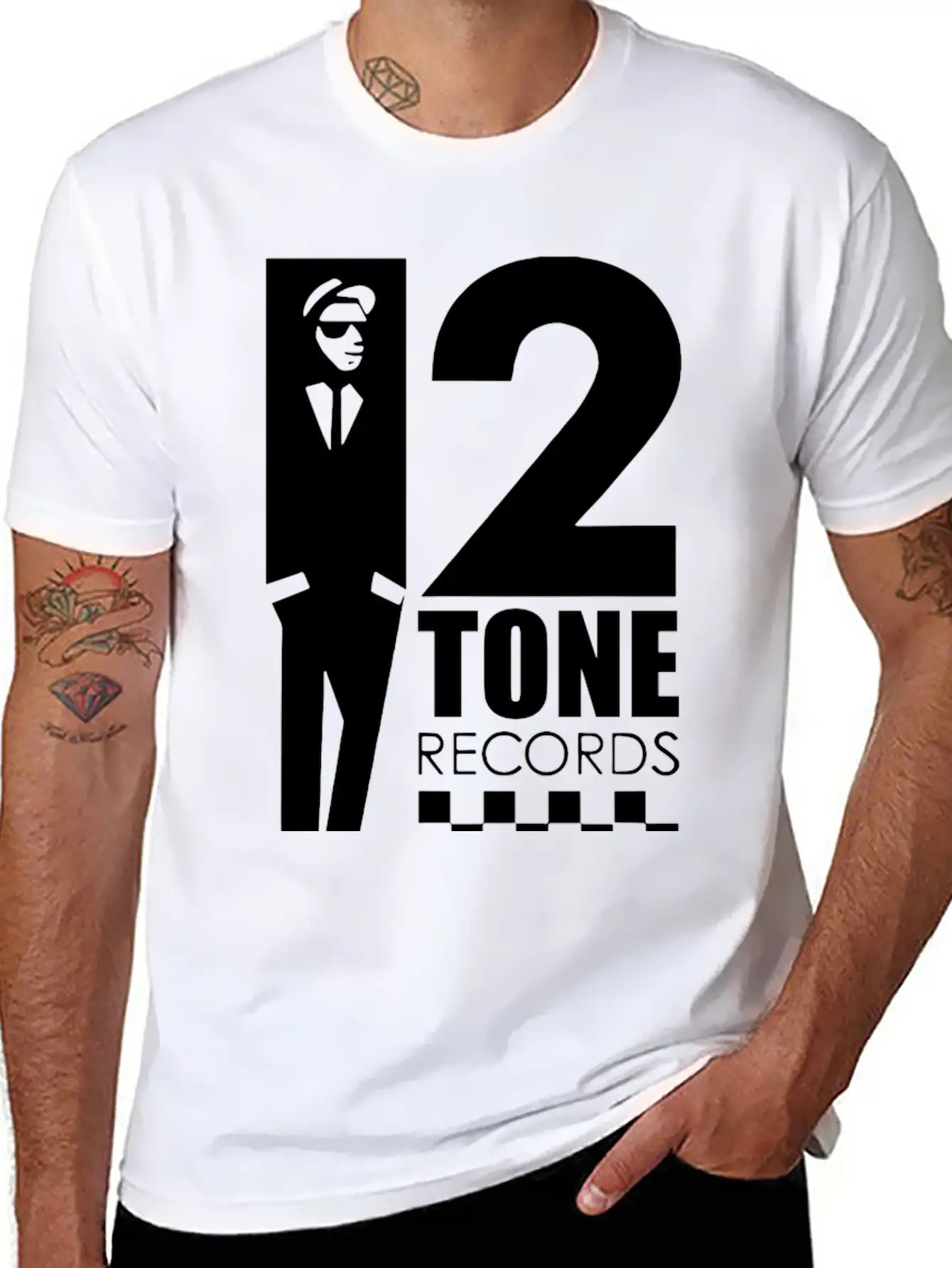 2 Tone Records Reggae Ska Trojan Stylish Everyday T-Shirt – Unisex Basic Cotton Tee
