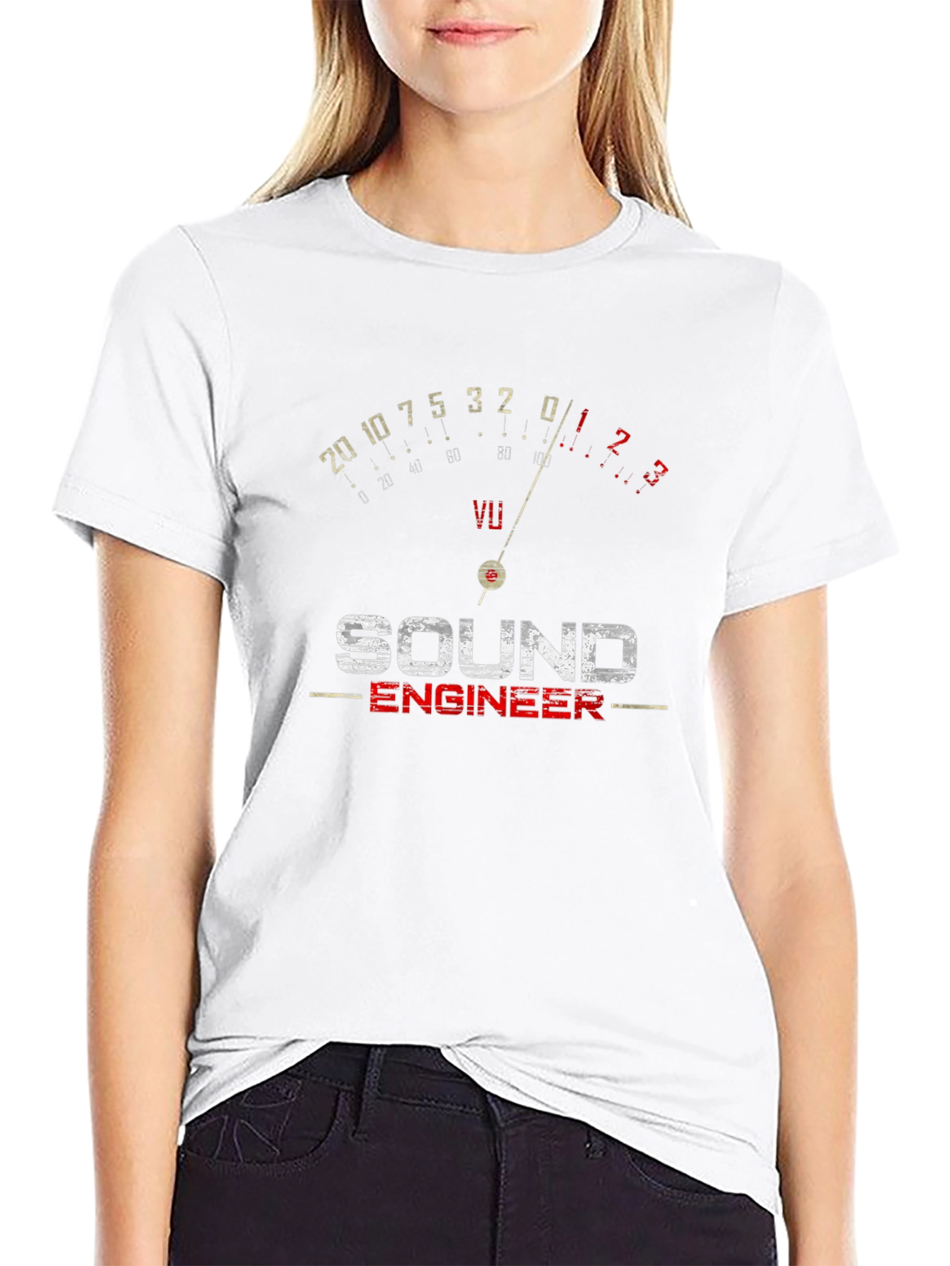 Sound Engineer VU Meter Graphic Tee