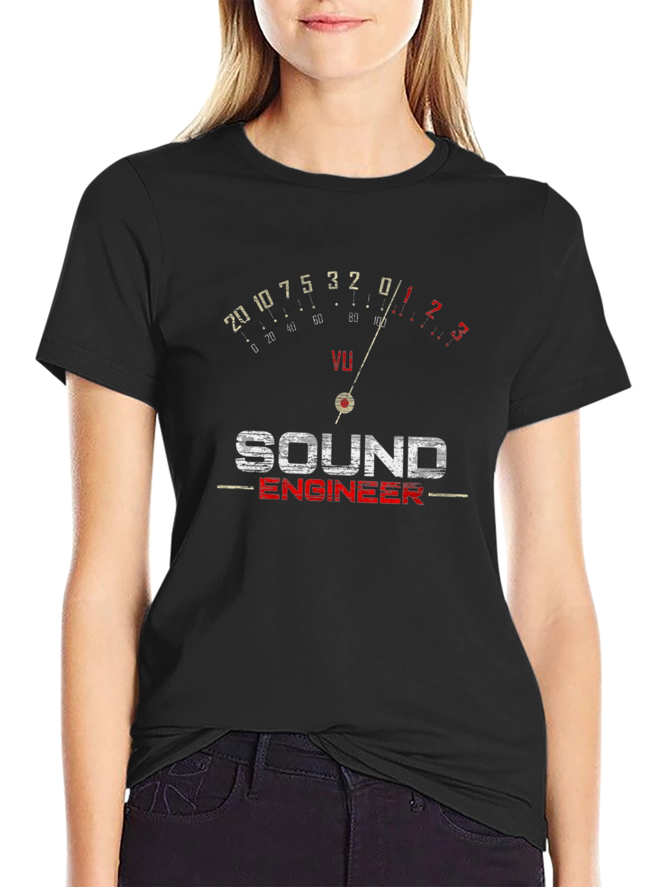 Sound Engineer VU Meter Graphic Tee