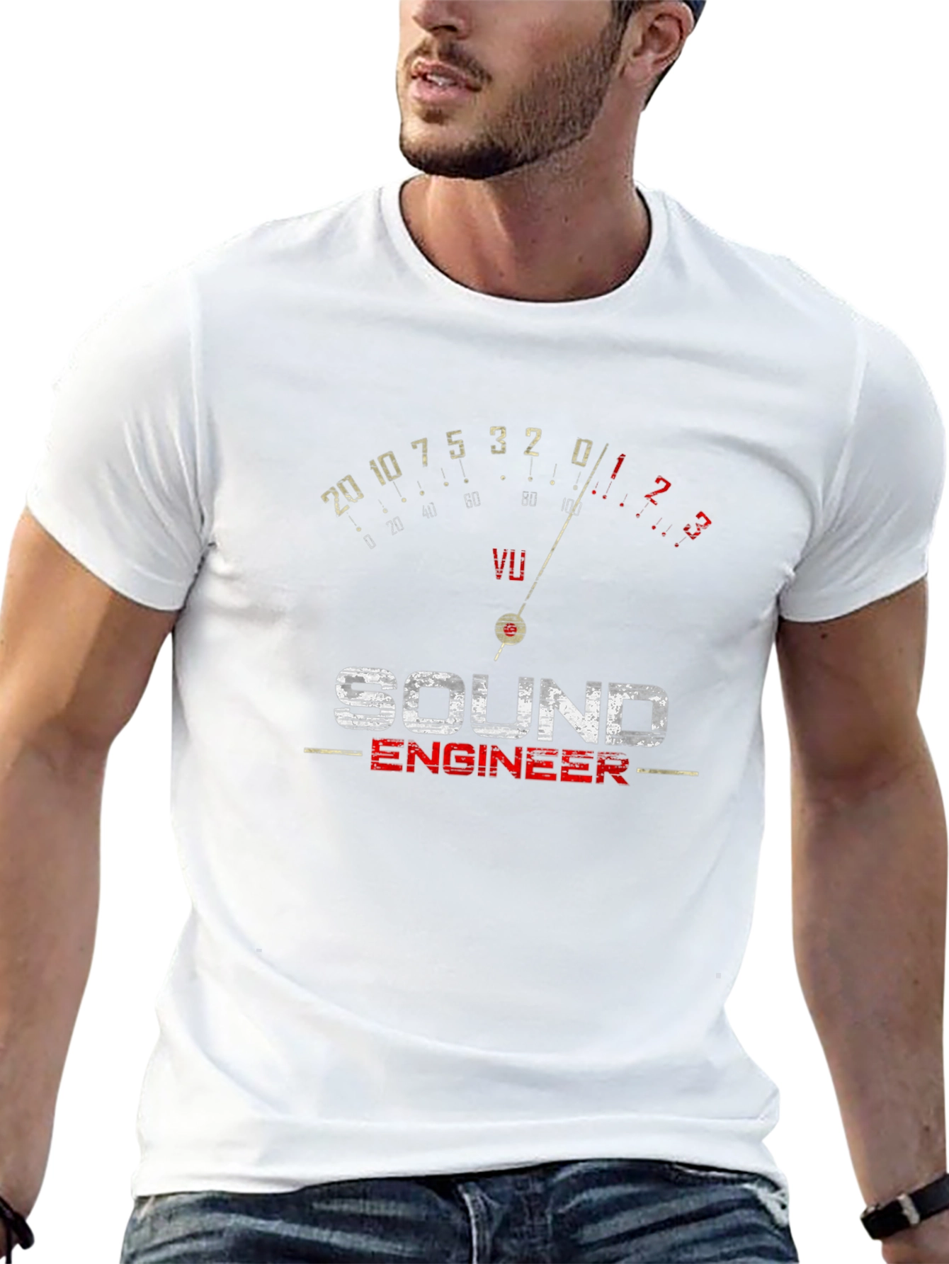 Sound Engineer VU Meter Graphic Tee