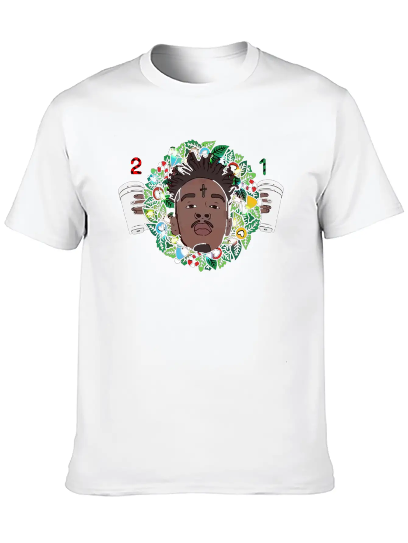 21 Savage Christmas Wreath Relaxed Everyday Tee – Lightweight And Durable Cotton