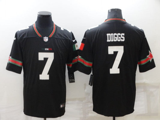 Men's Dallas Cowboys Trevon Diggs #7 Black Game Player Jerseys