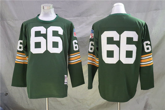 Men's Green Bay Packers Ray Nitschke Mitchell & Ness Green Legacy Replica Jerseys