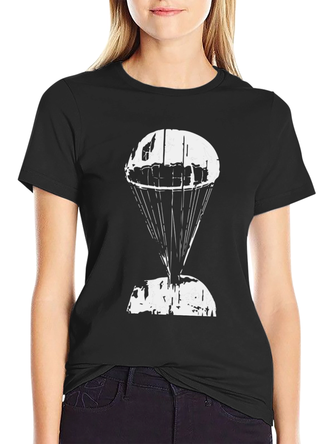 Distressed Parachute Graphic T-Shirt