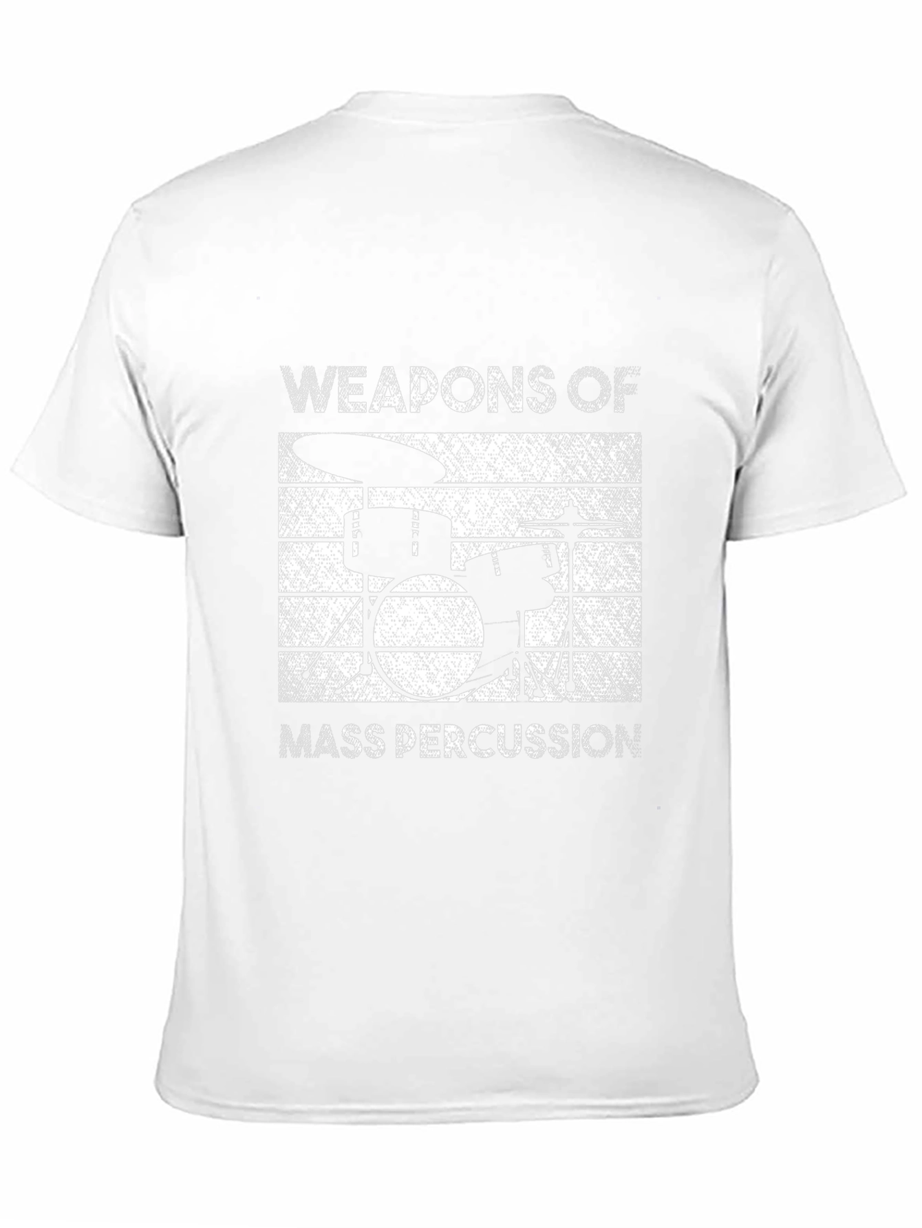 Weapons of Mass Percussion Drum Kit Graphic T-Shirt