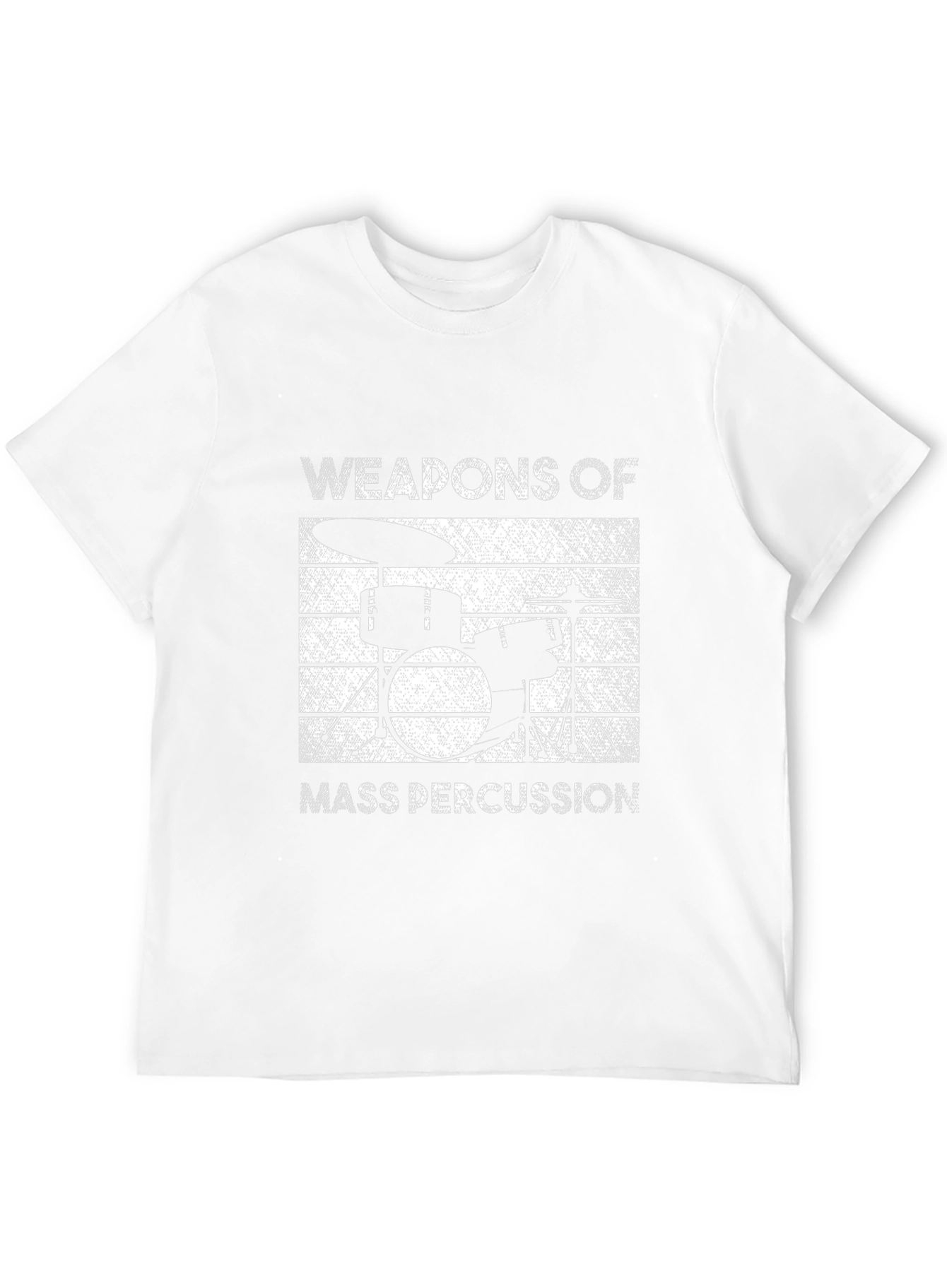 Weapons of Mass Percussion Drum Kit Graphic T-Shirt