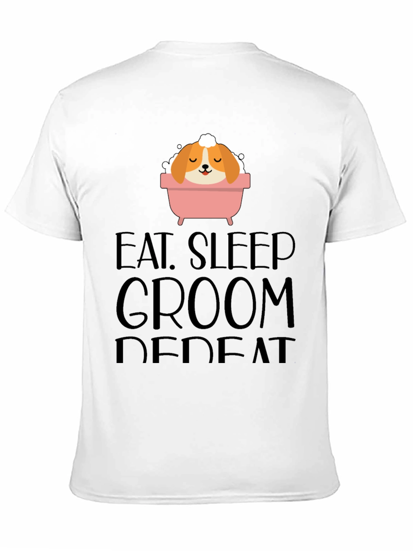 Eat Sleep Groom Repeat Graphic Tee - Unisex