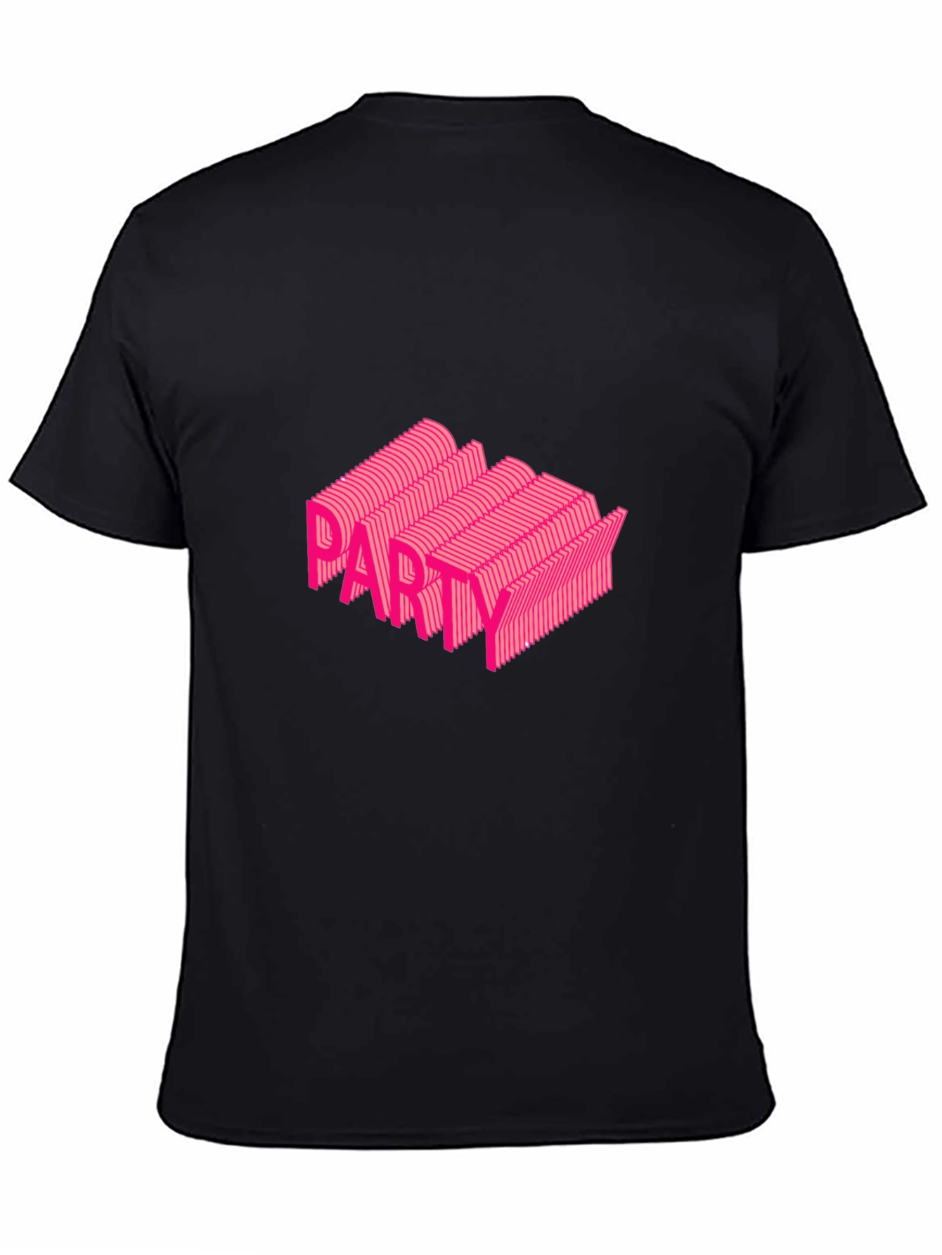 Party Graphic Print Crew Neck T-Shirt