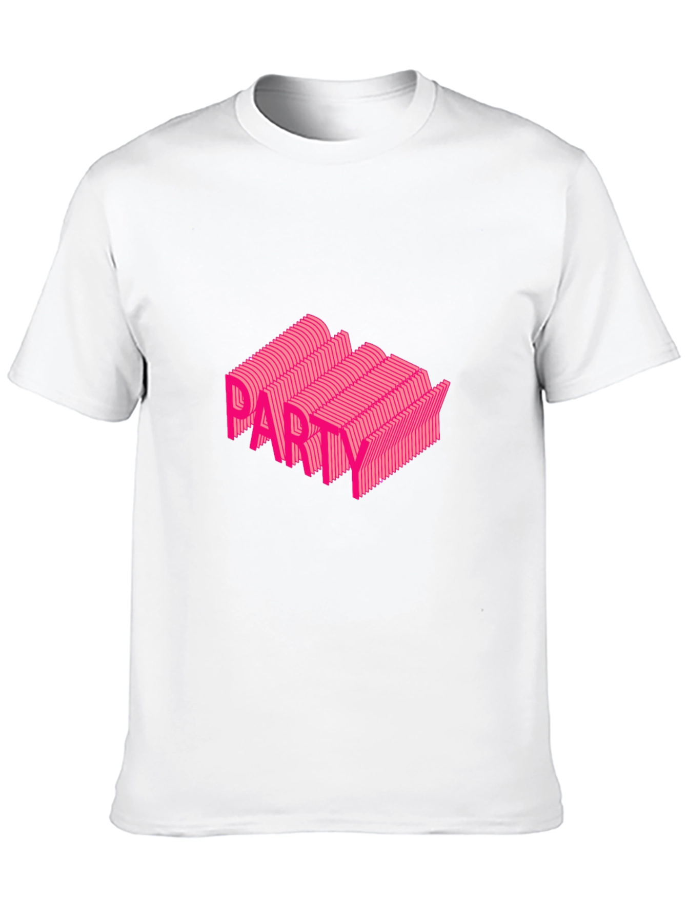 Party Graphic Print Crew Neck T-Shirt