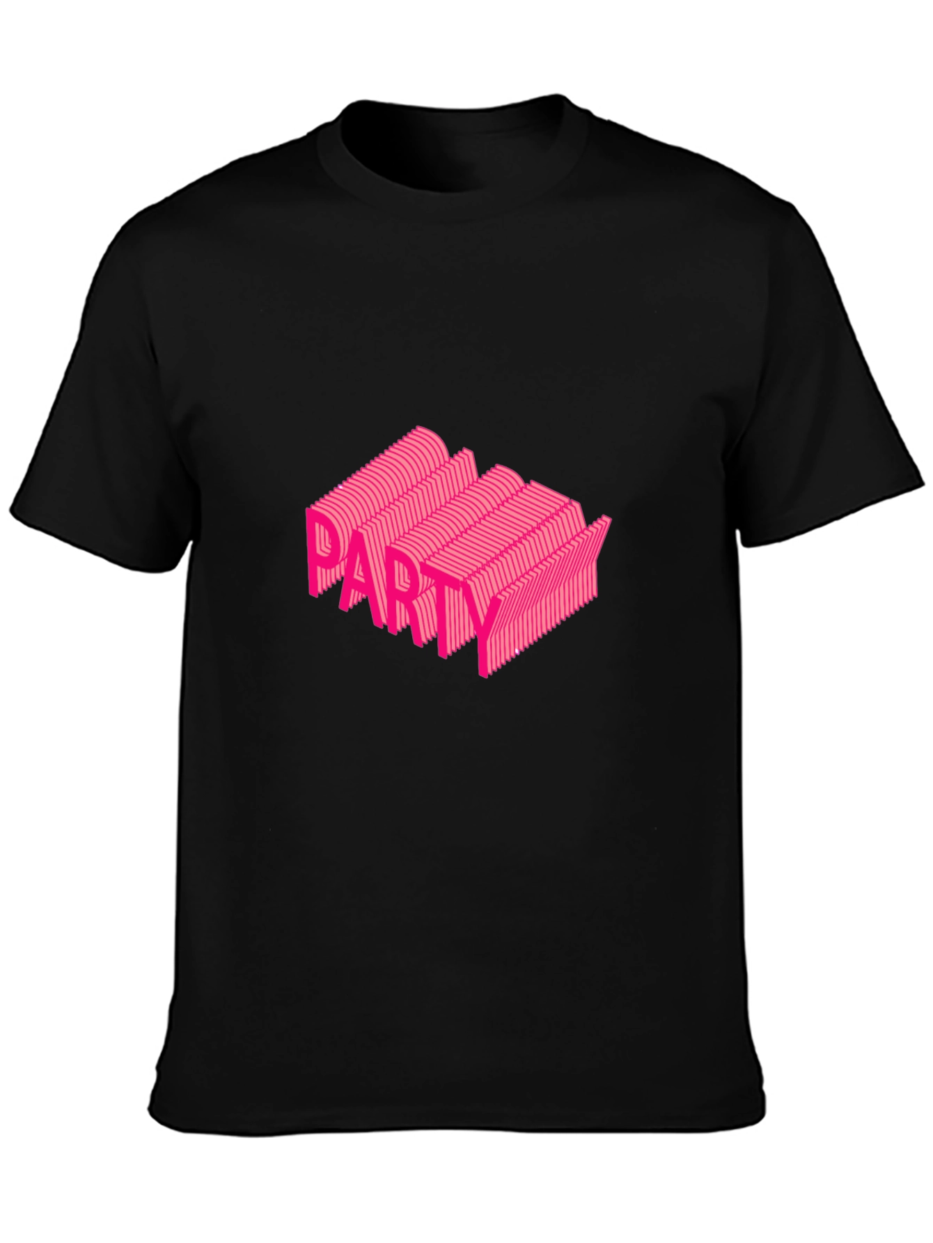 Party Graphic Print Crew Neck T-Shirt