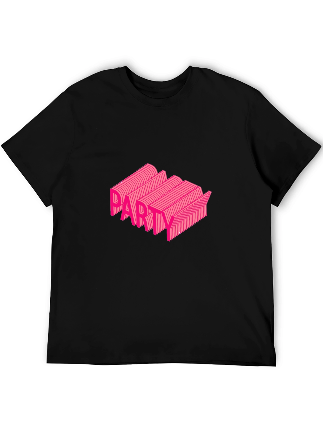 Party Graphic Print Crew Neck T-Shirt
