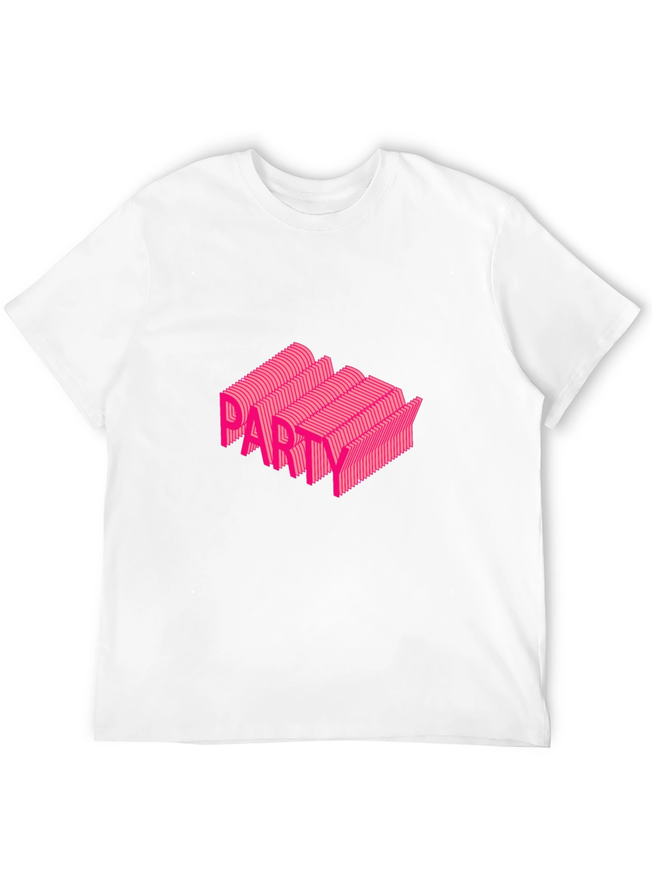 Party Graphic Print Crew Neck T-Shirt